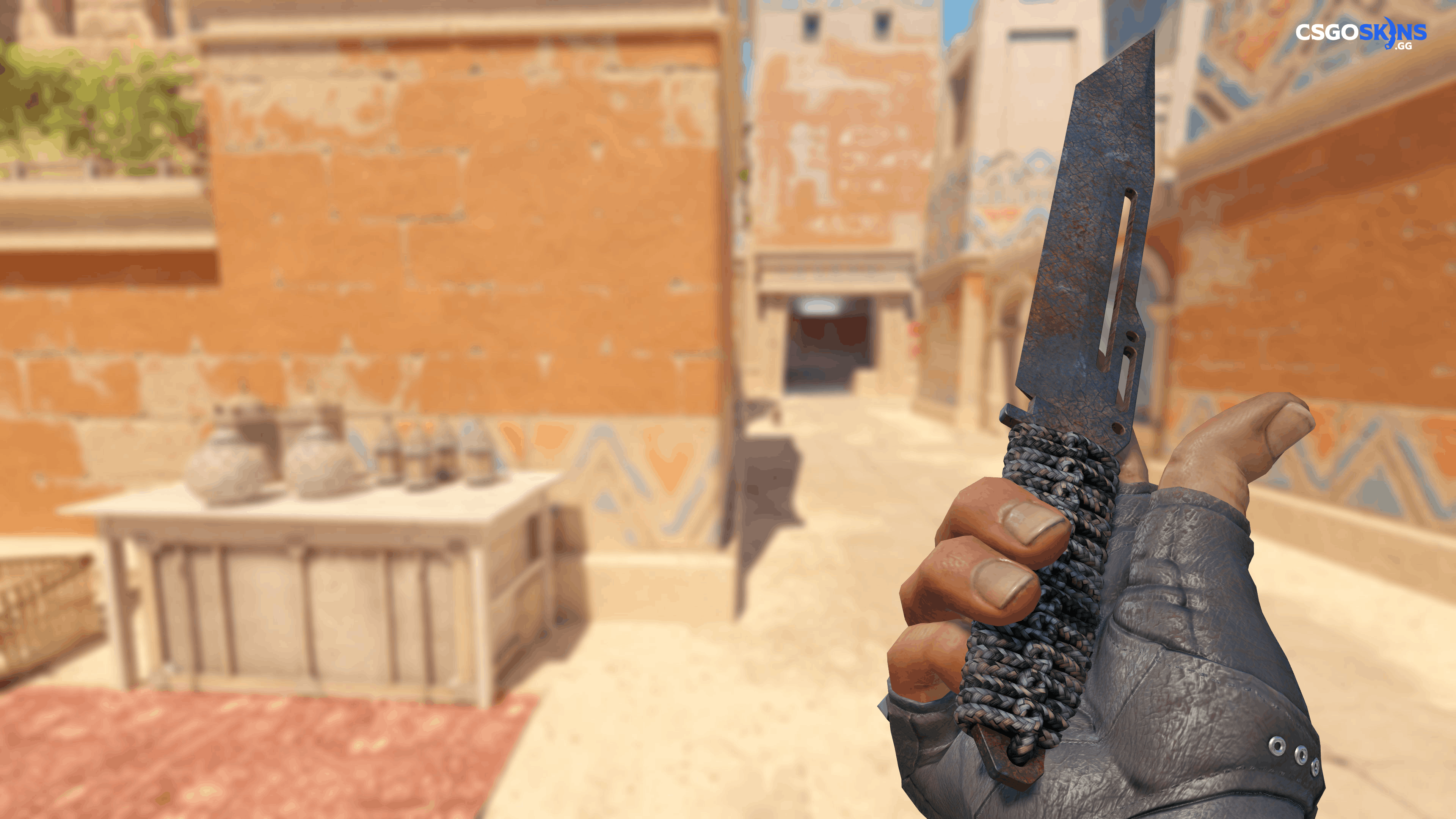 ★ Paracord Knife | Rust Coat Artwork