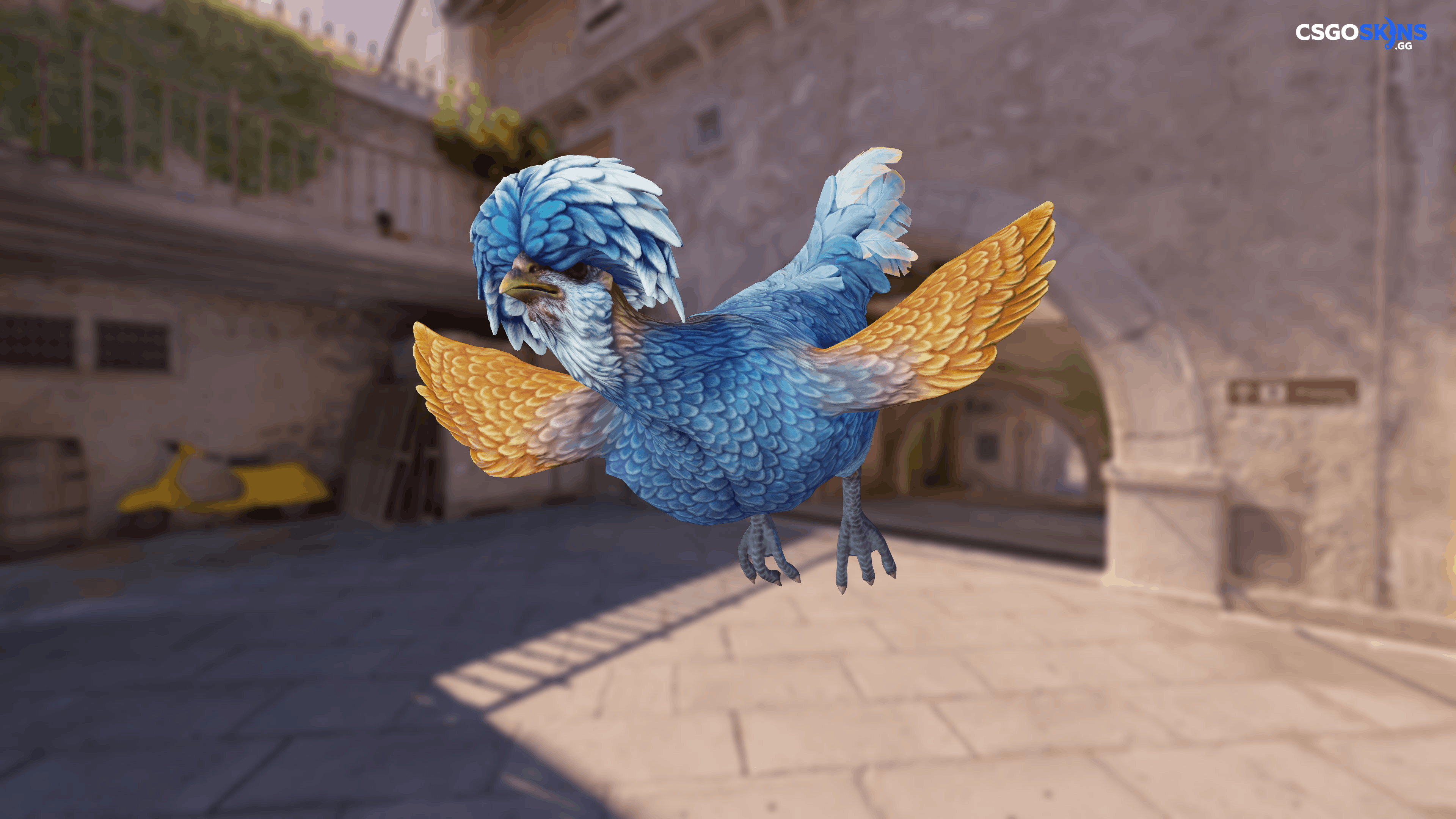 Pet Chicken | Polish (Blue) Artwork