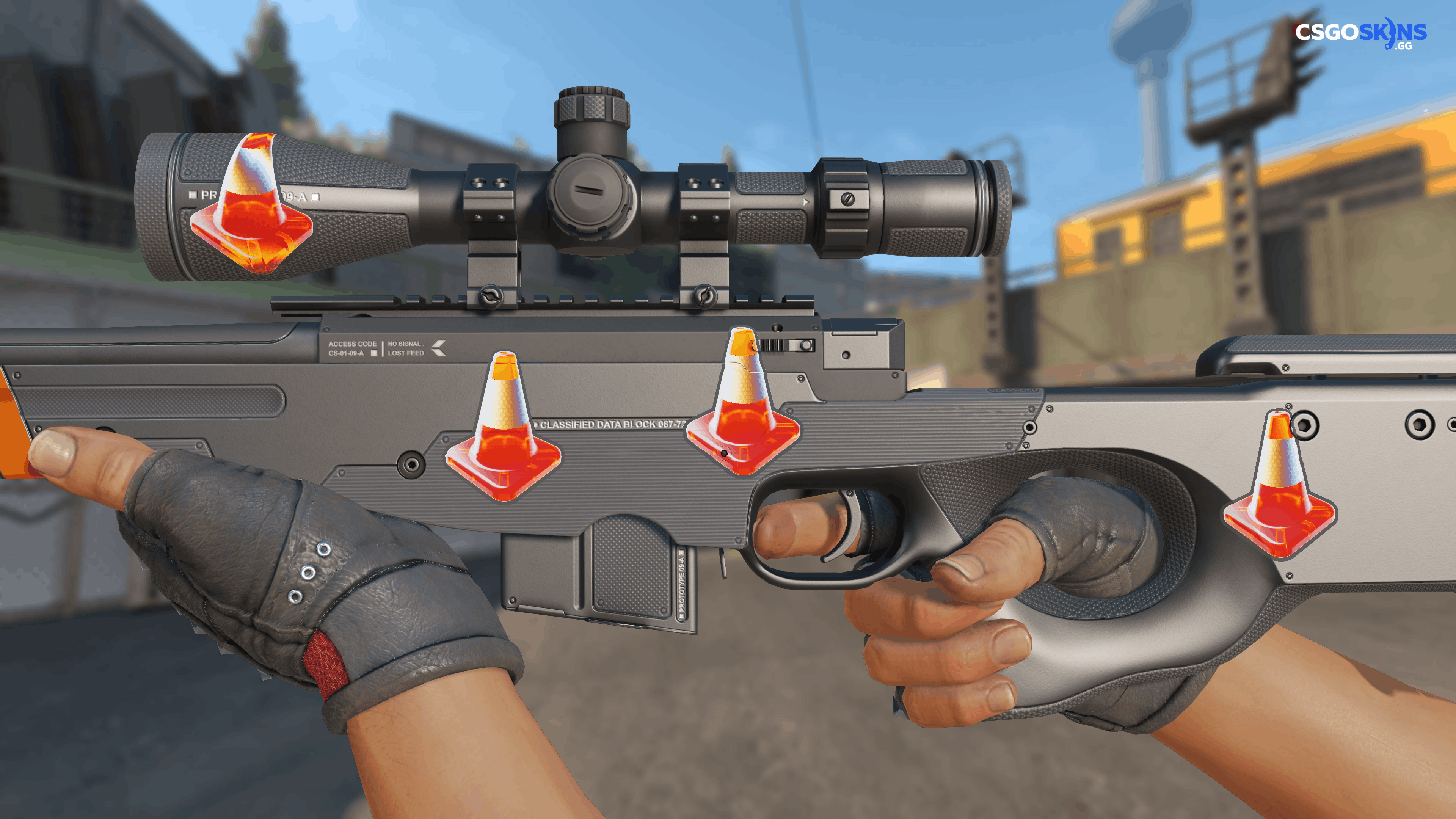 Sticker | Cone Zone (Holo) Artwork