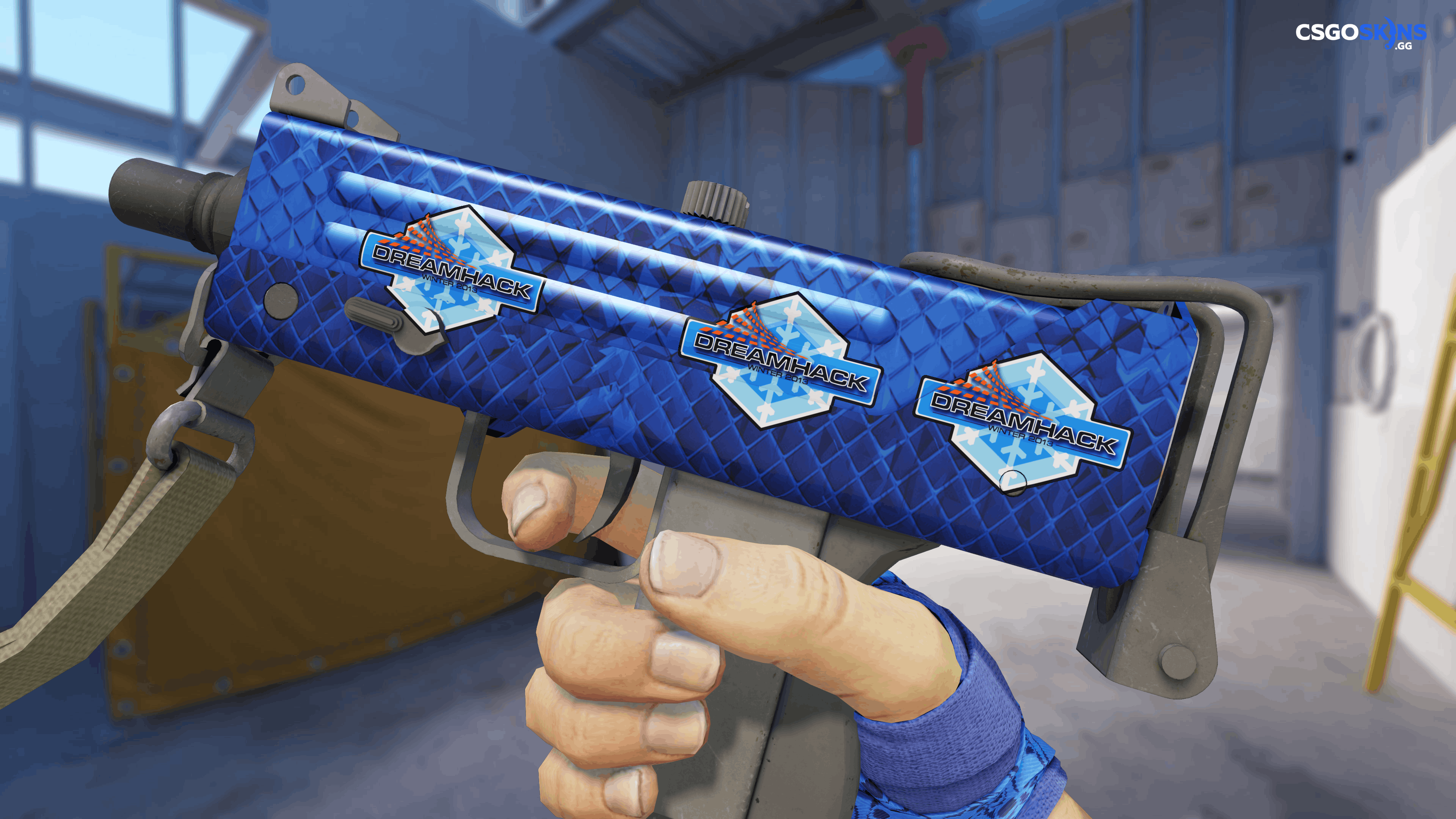 Sticker | Blue Snowflake Artwork