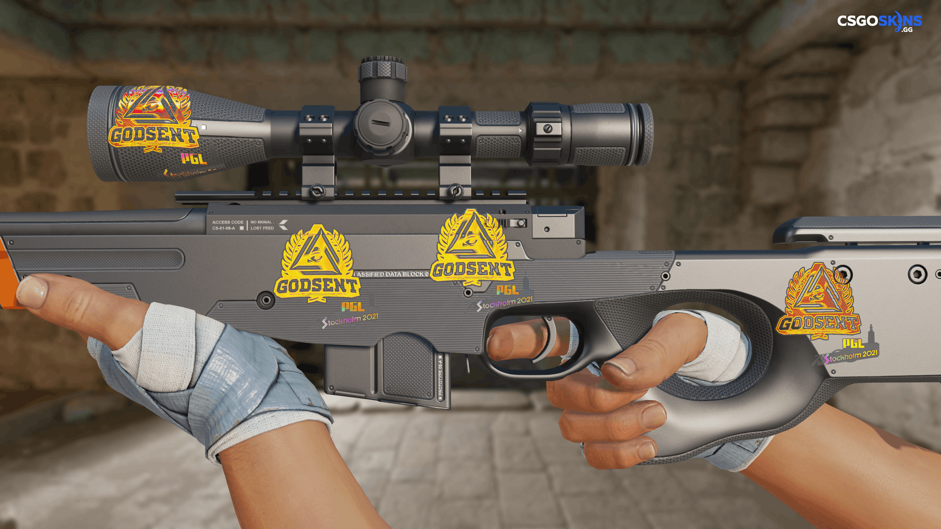 Sticker | GODSENT (Holo) | Stockholm 2021 Artwork