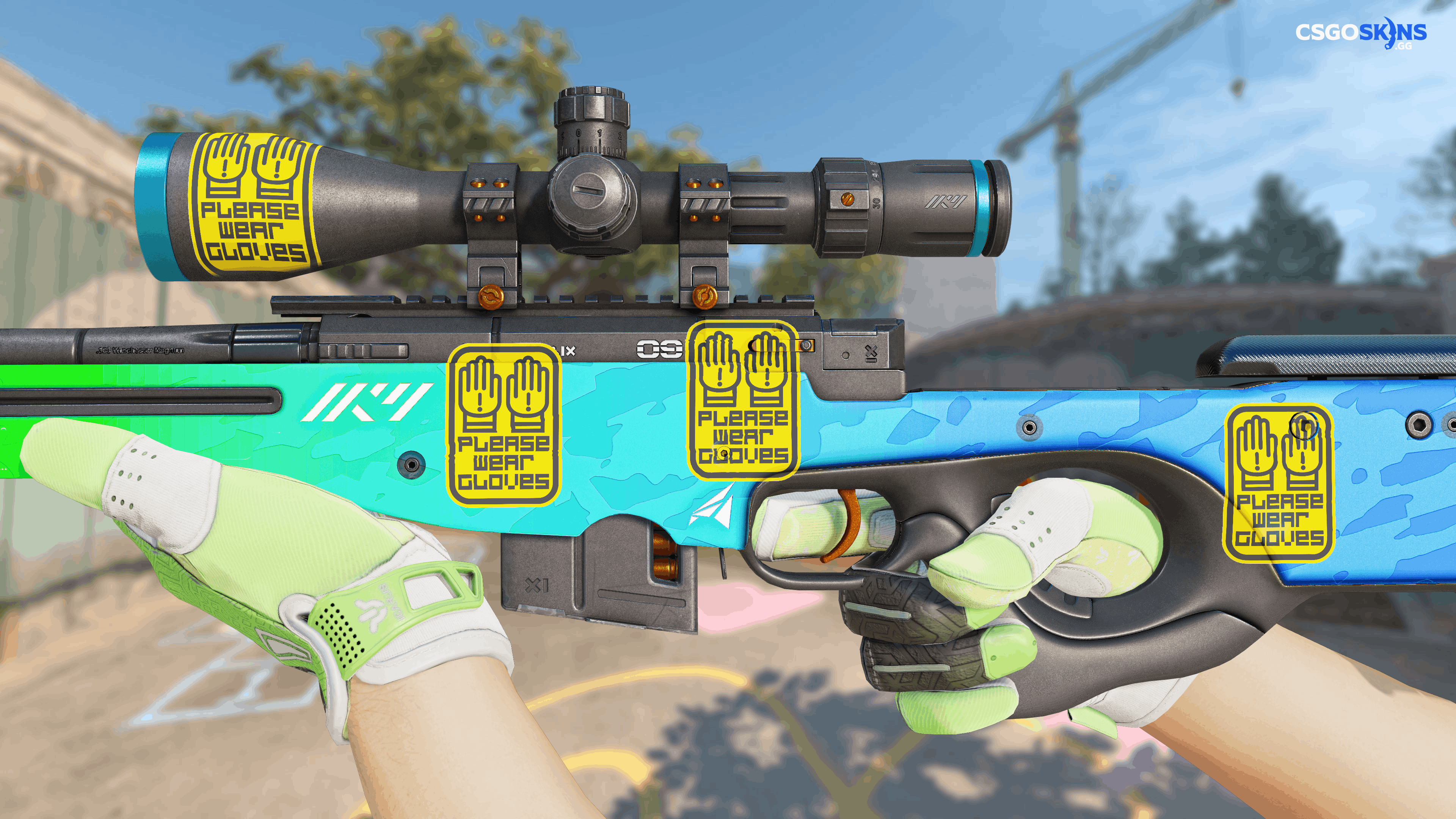 Sticker | Gloves On Artwork