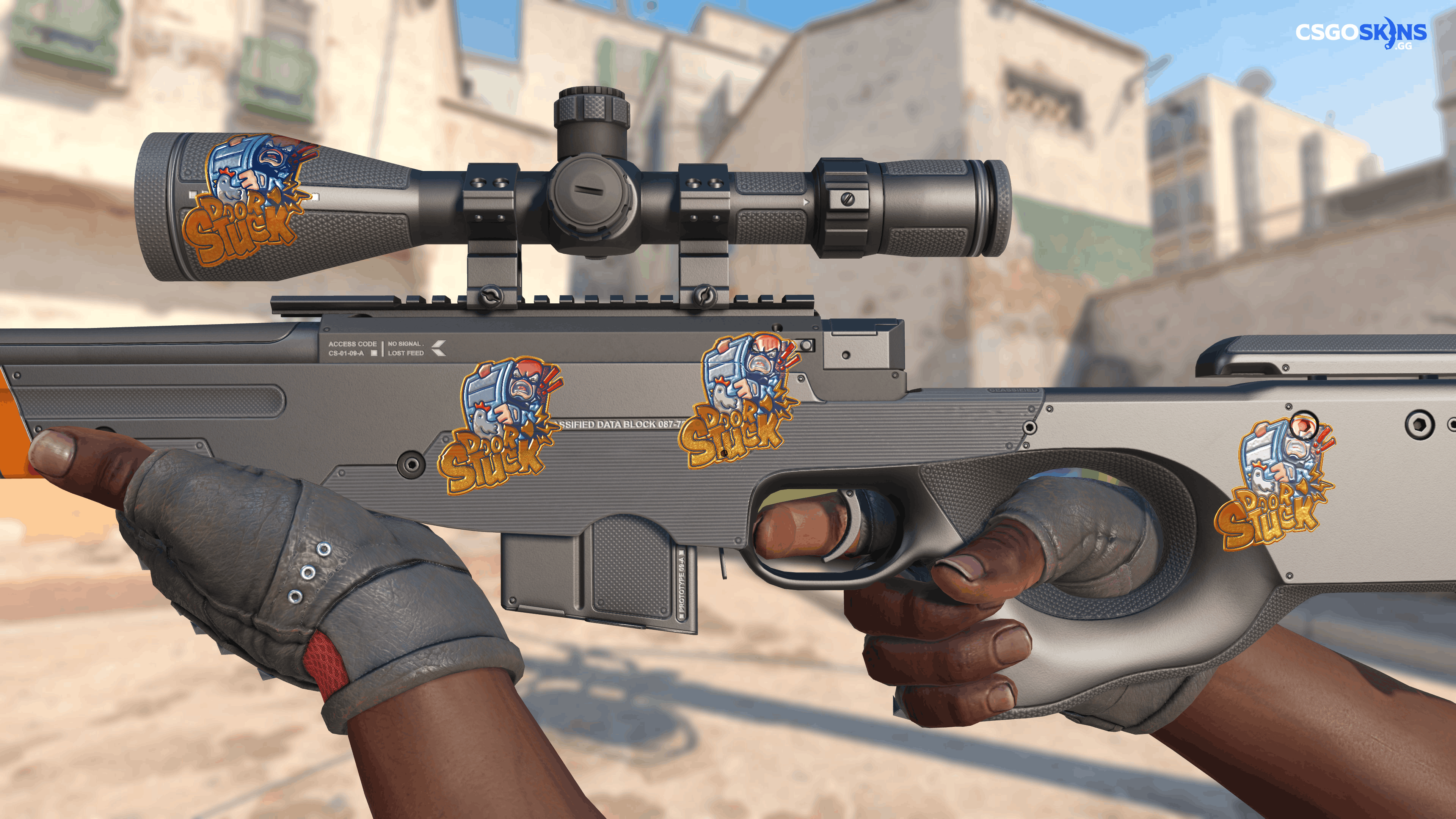 Sticker | Door Stuck (Foil) Artwork