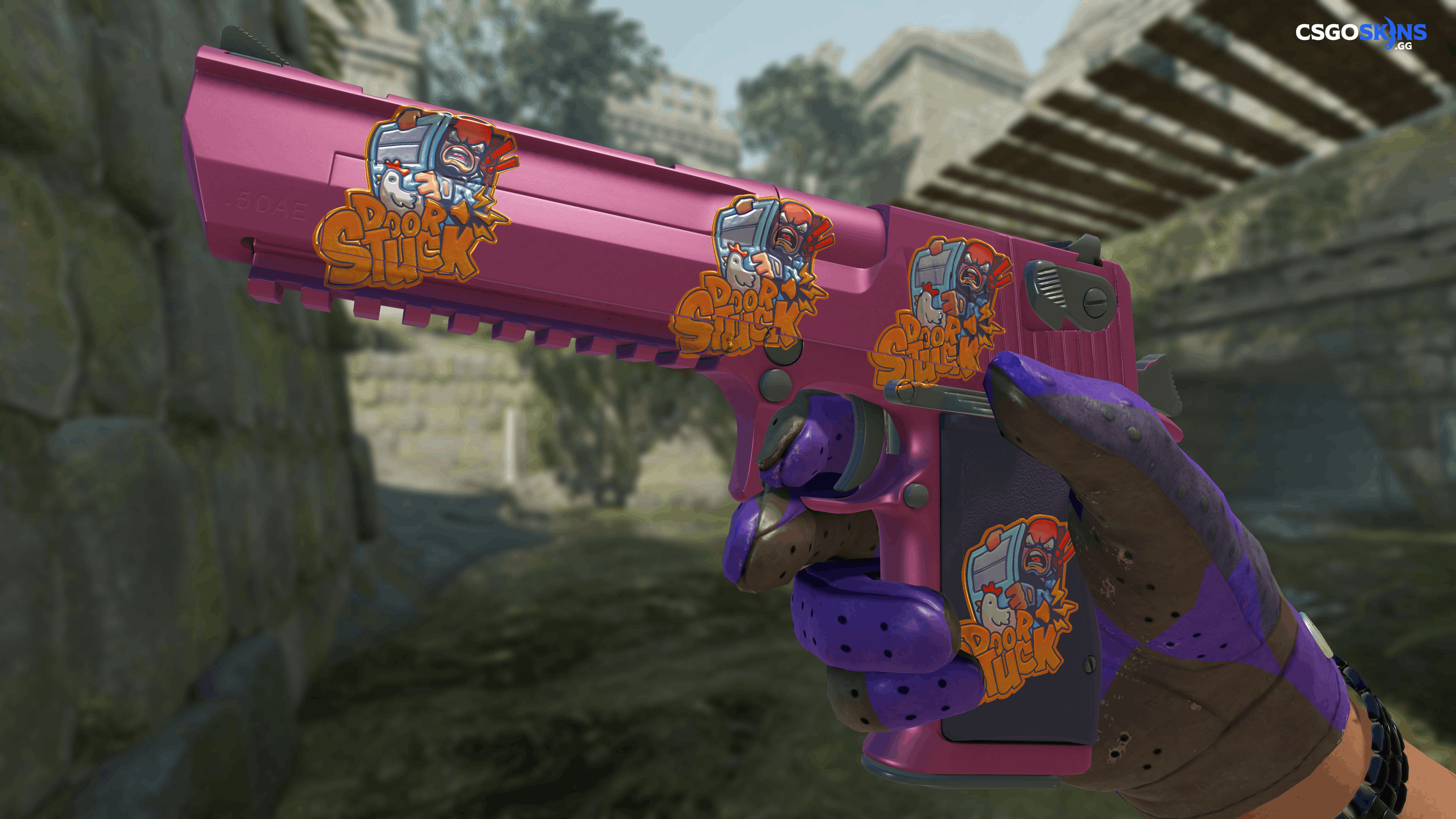 Sticker | Door Stuck (Foil) Artwork