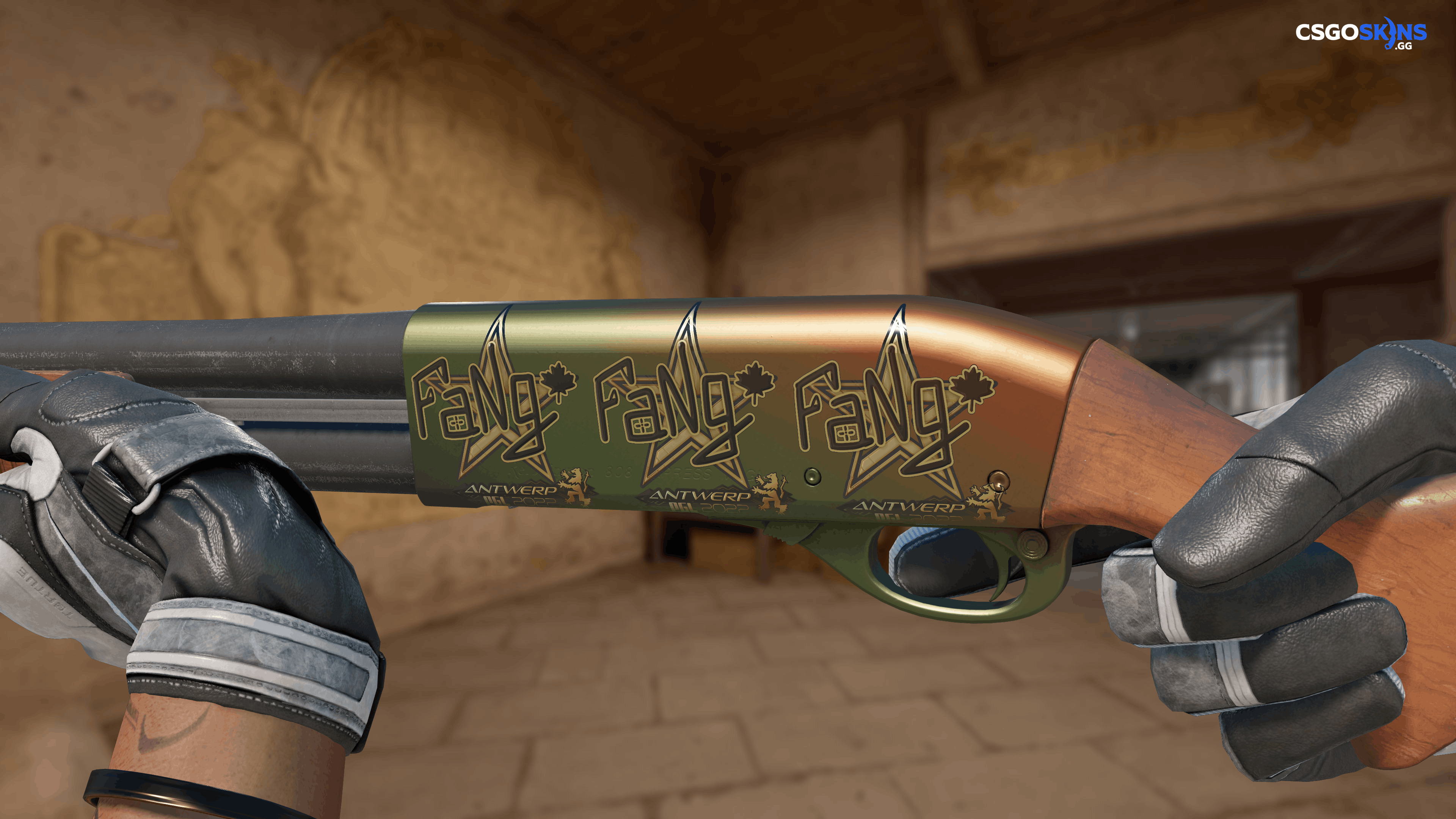 Sticker | FaNg (Gold) | Antwerp 2022 Artwork