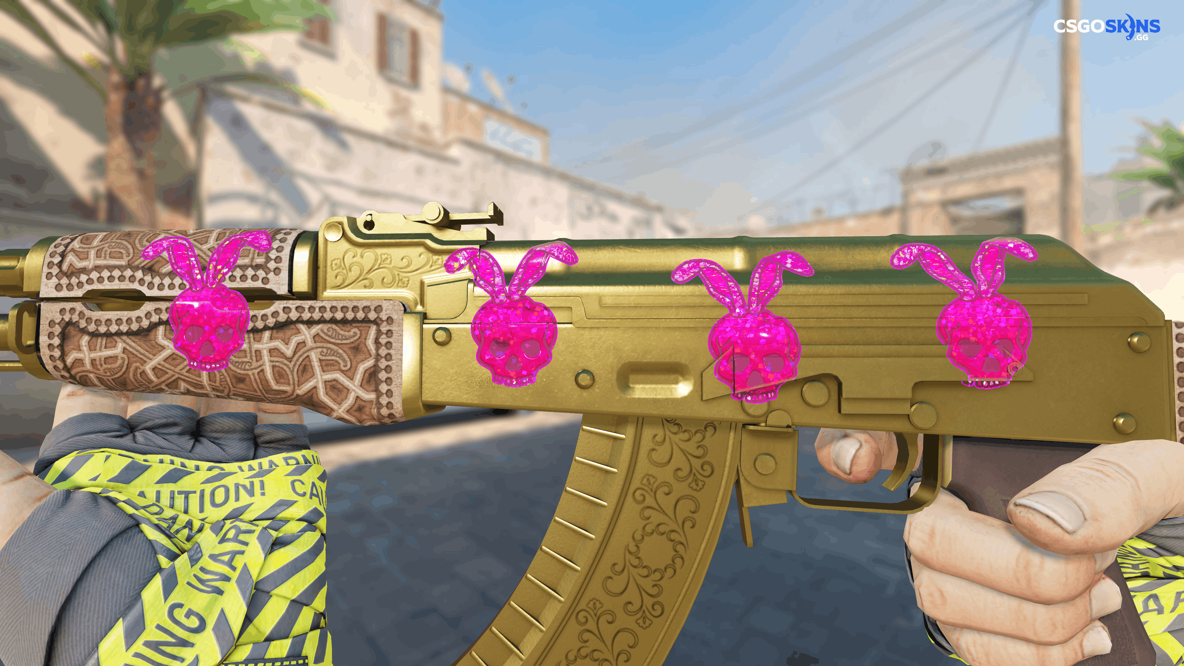 Sticker | Skull Bunny (Glitter) Artwork