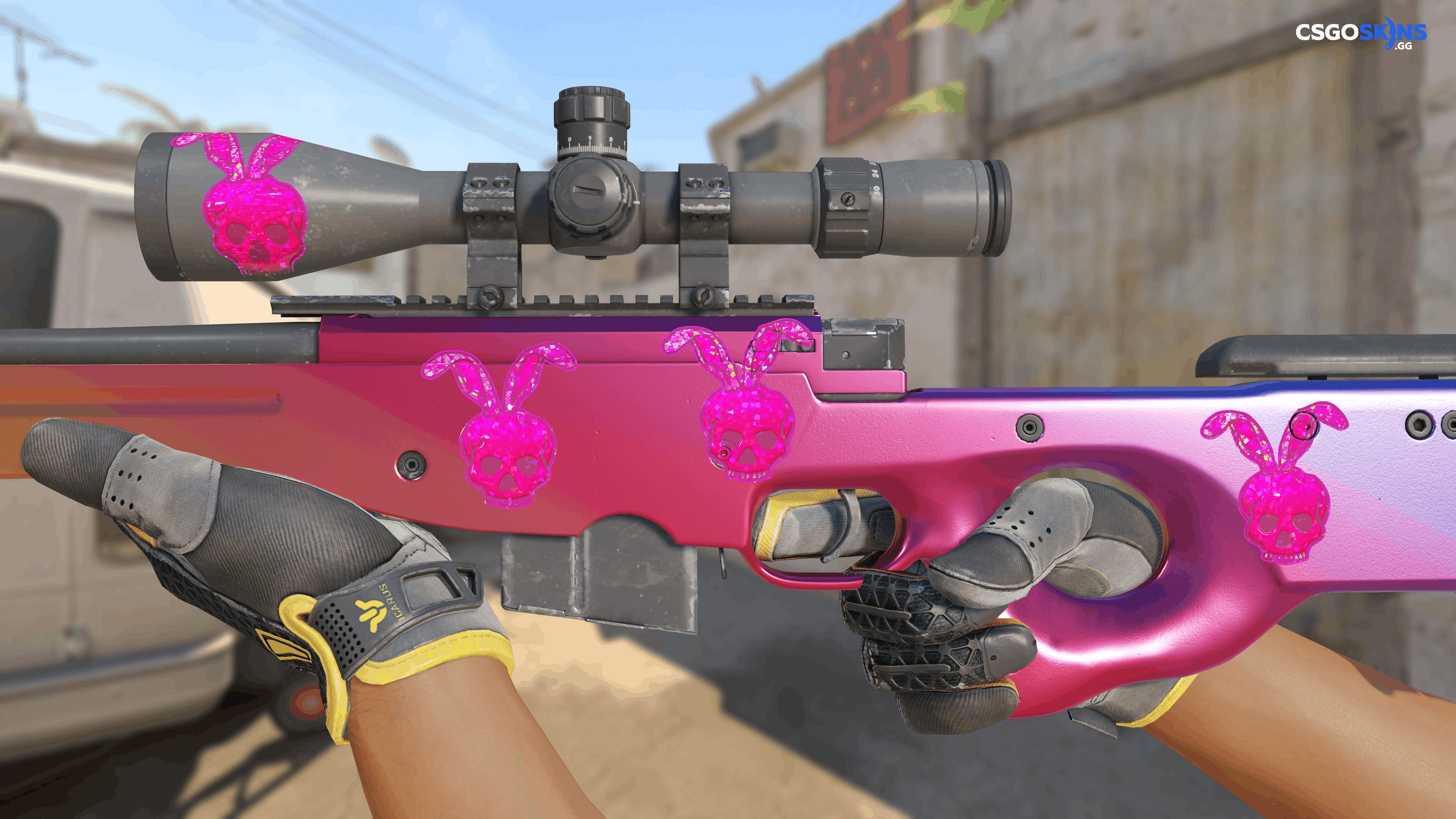 Sticker | Skull Bunny (Glitter) Artwork
