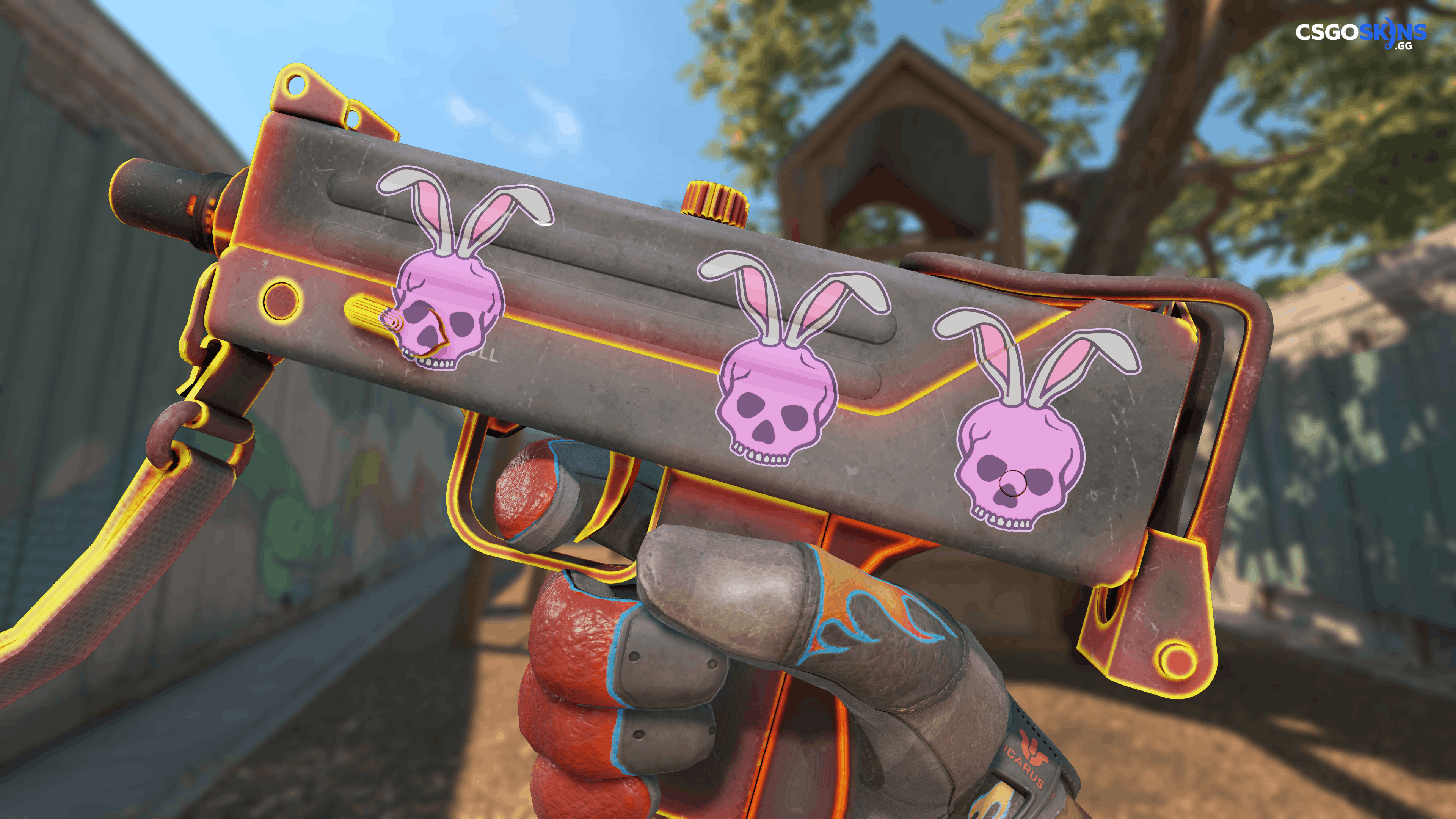 Sticker | Skull Bunny Artwork