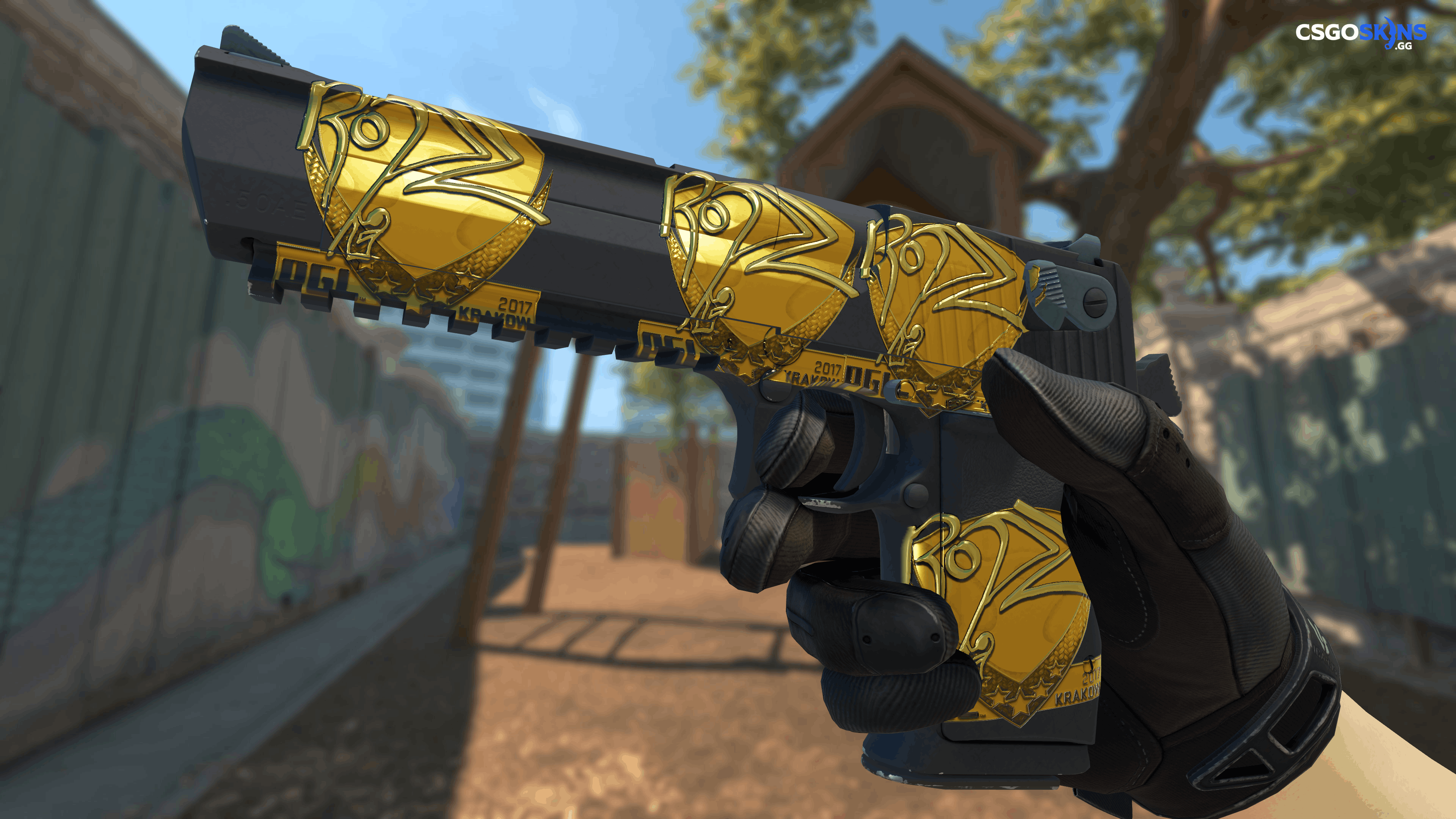 Sticker | ropz (Gold) | Krakow 2017 Artwork