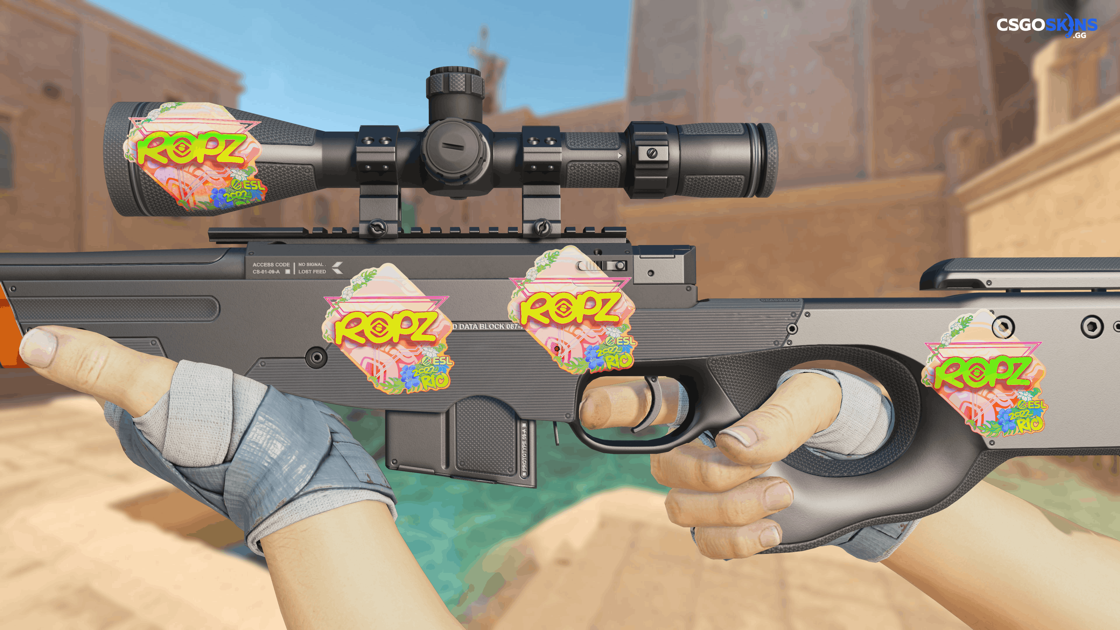 Sticker | ropz (Holo) | Rio 2022 Artwork