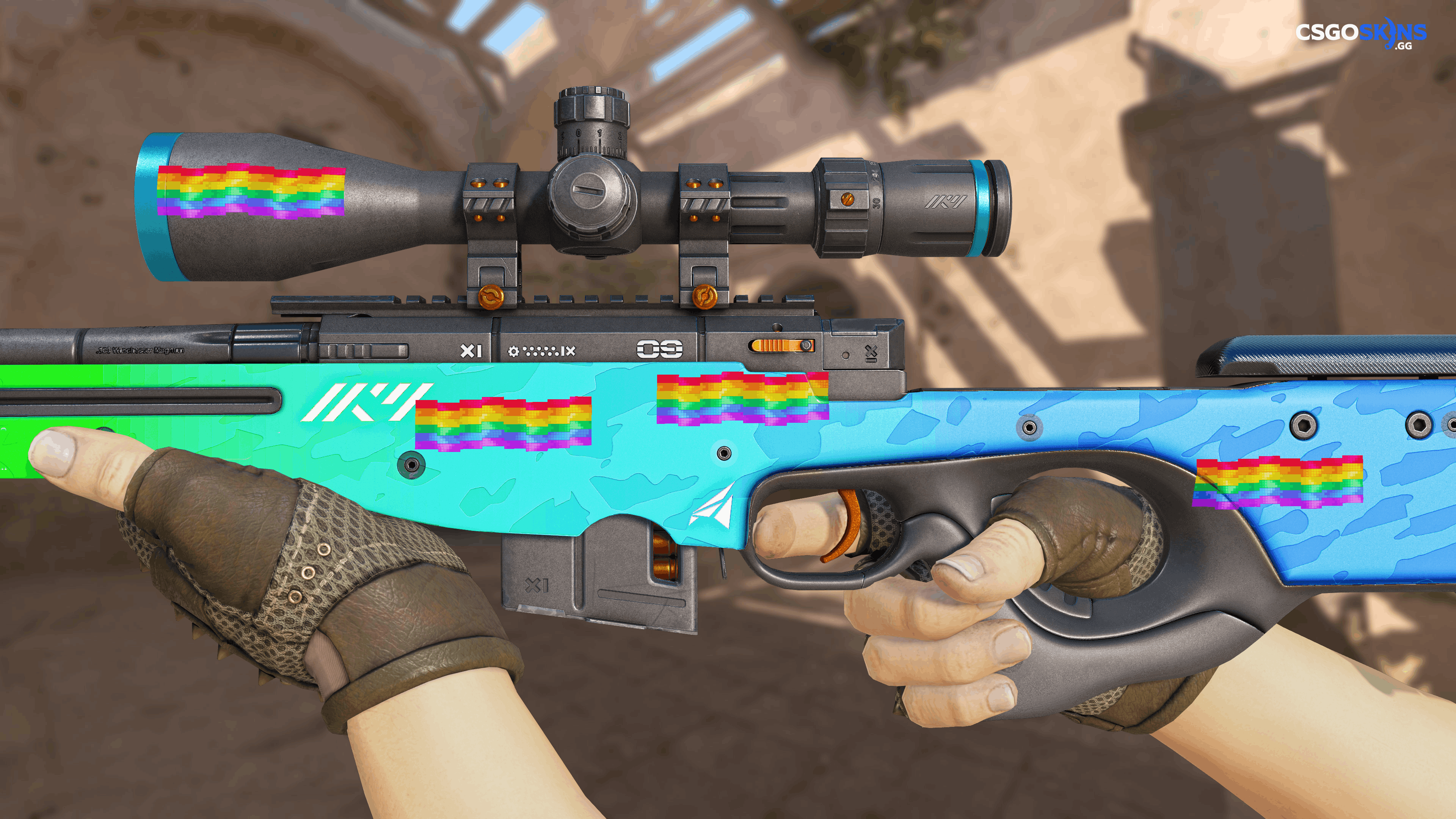 Sticker | Rainbow Route (Holo) Artwork