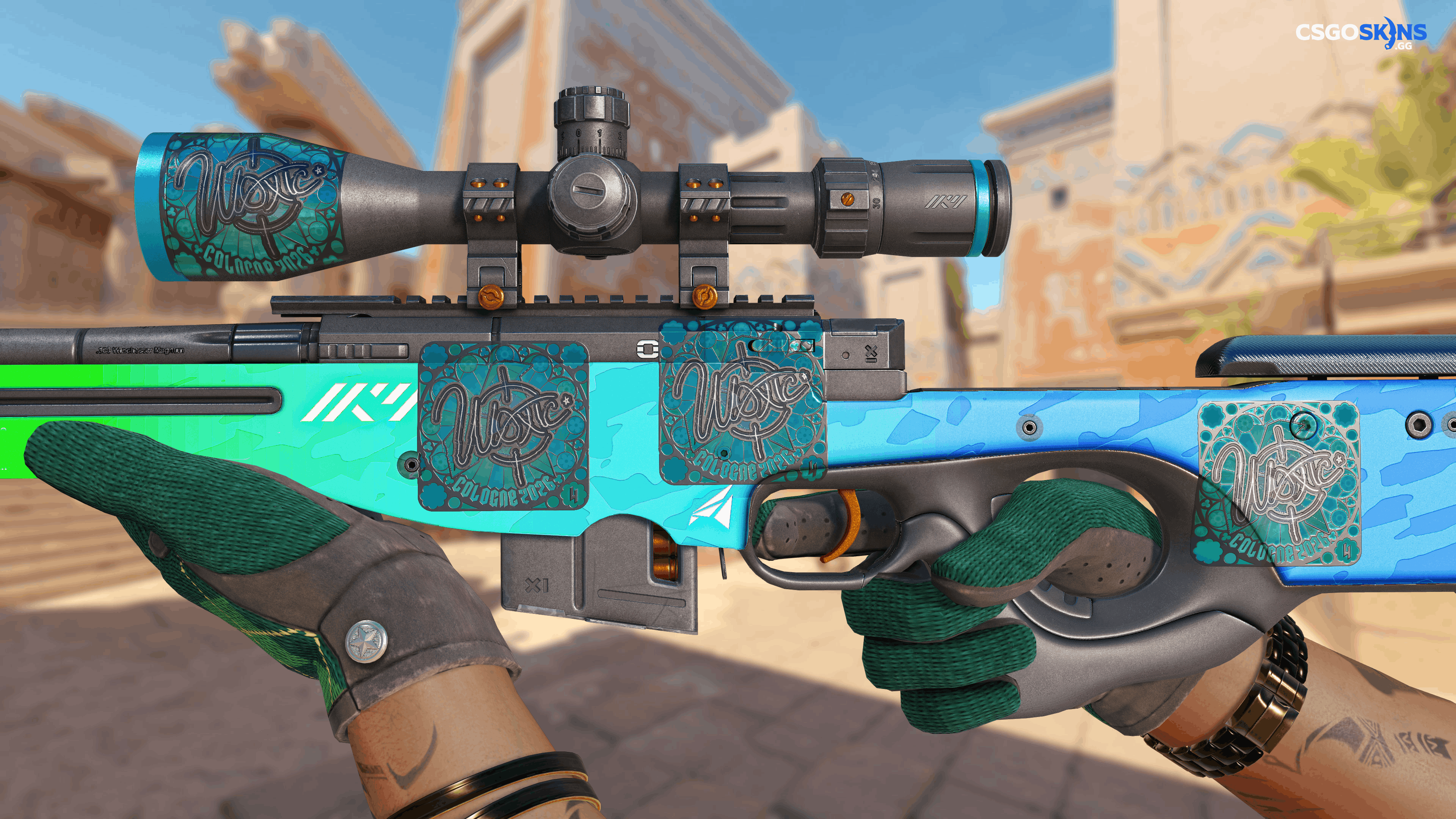 Sticker | woxic (Foil, Ranked) | Cologne 2026 Artwork