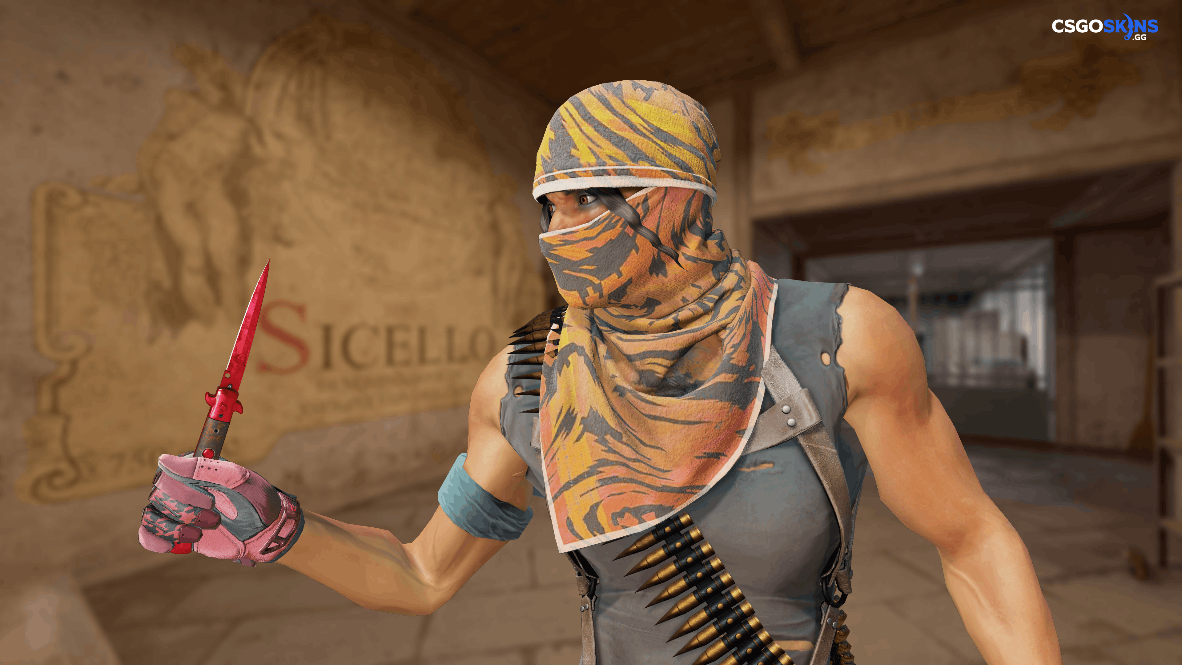 ★ Stiletto Knife | Doppler Ruby Artwork