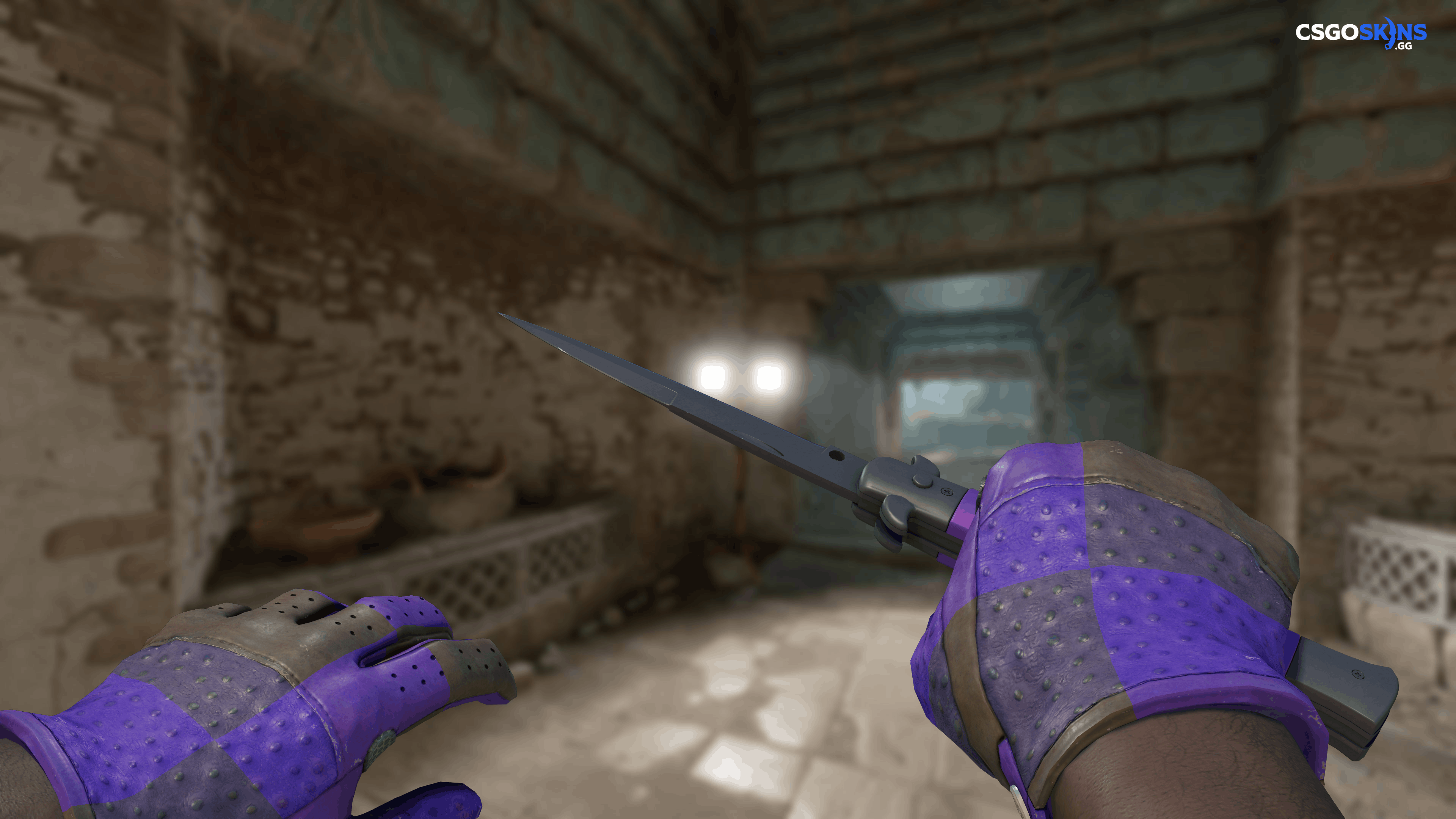 ★ Stiletto Knife | Ultraviolet Artwork