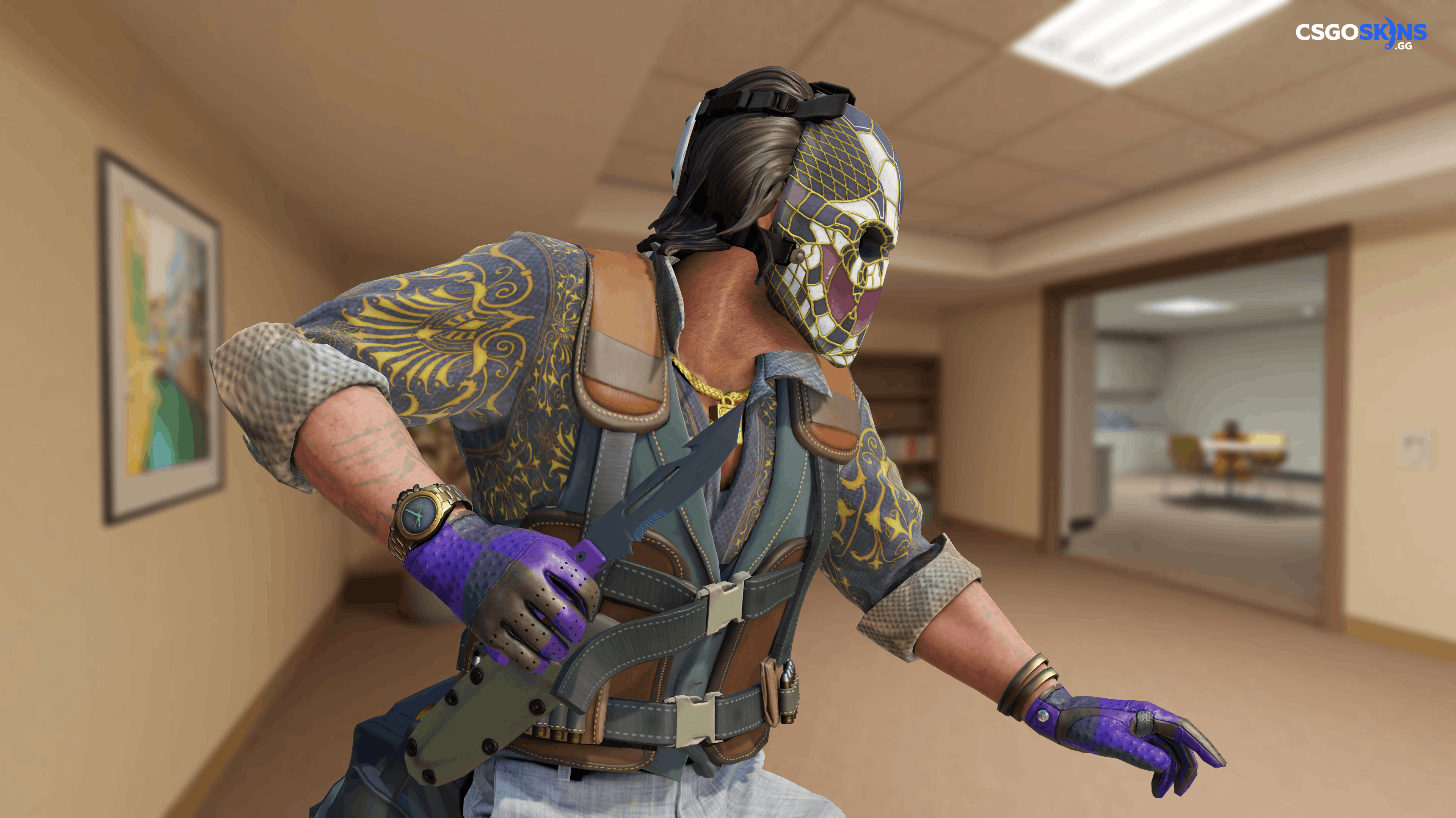 ★ Survival Knife | Ultraviolet Artwork