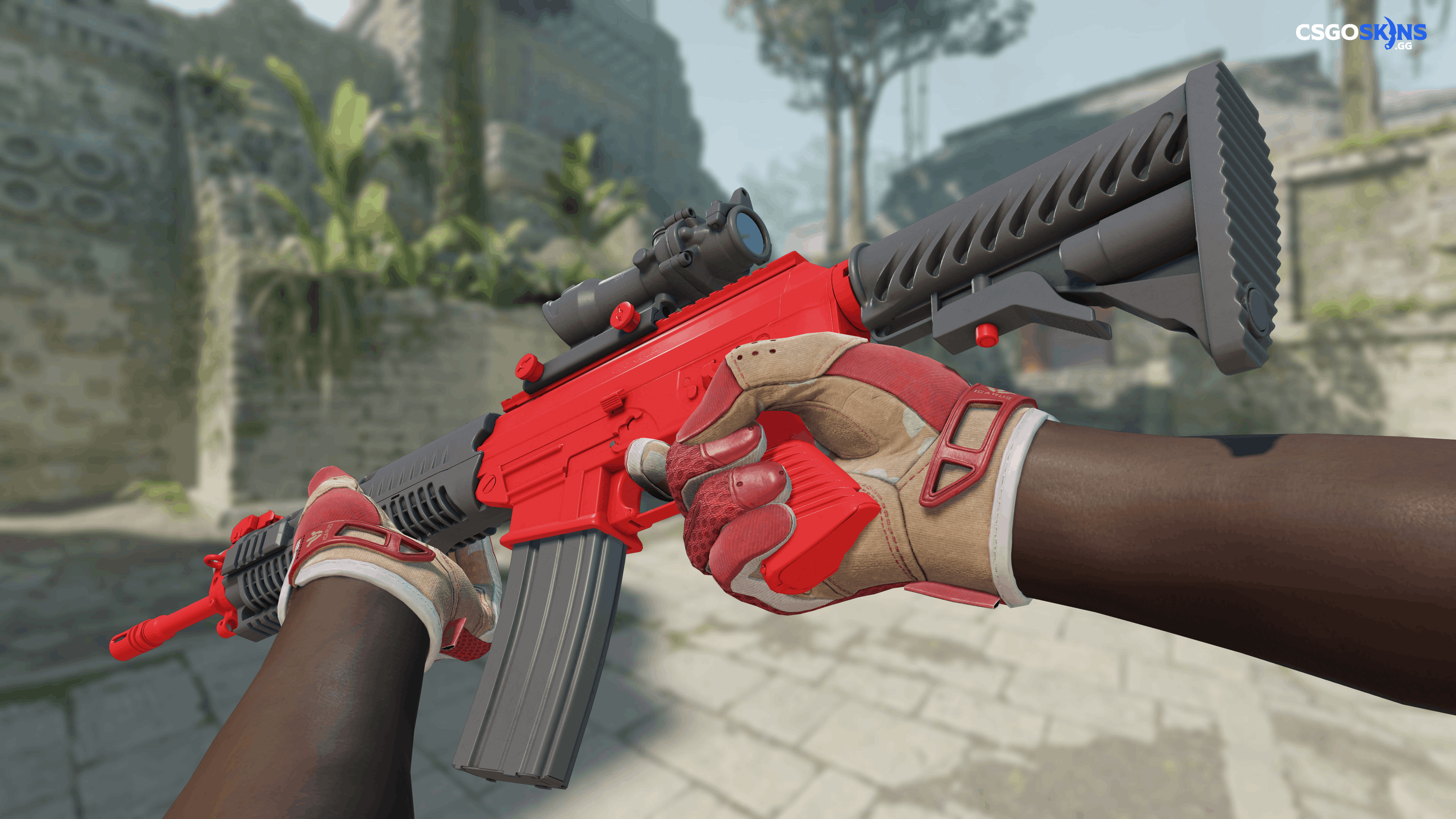 SG 553 | Candy Apple Artwork