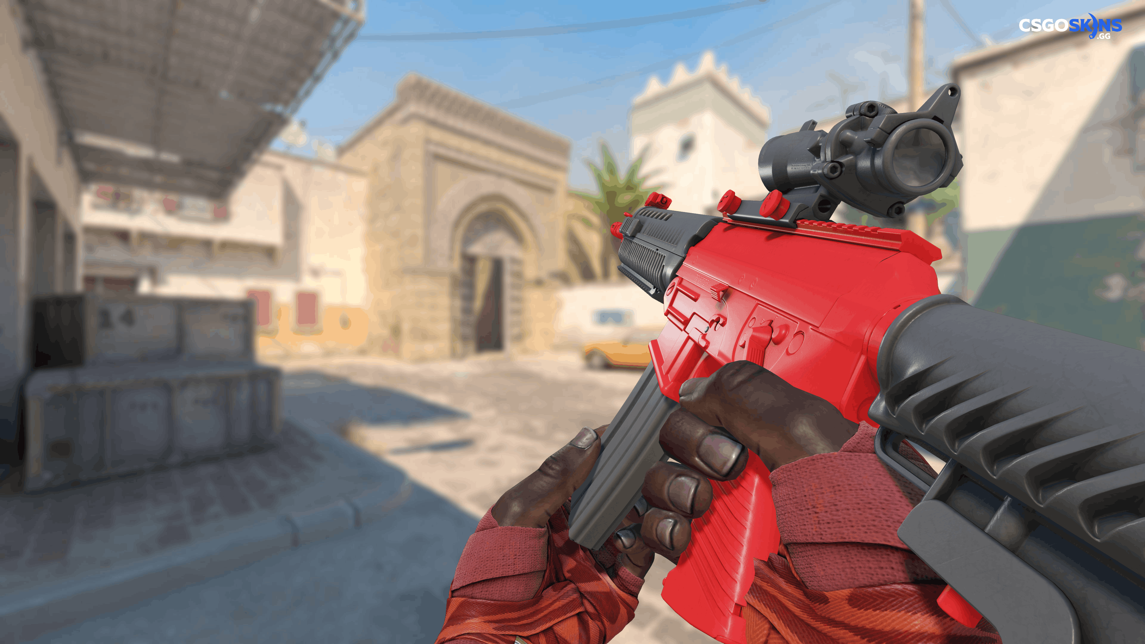 SG 553 | Candy Apple Artwork