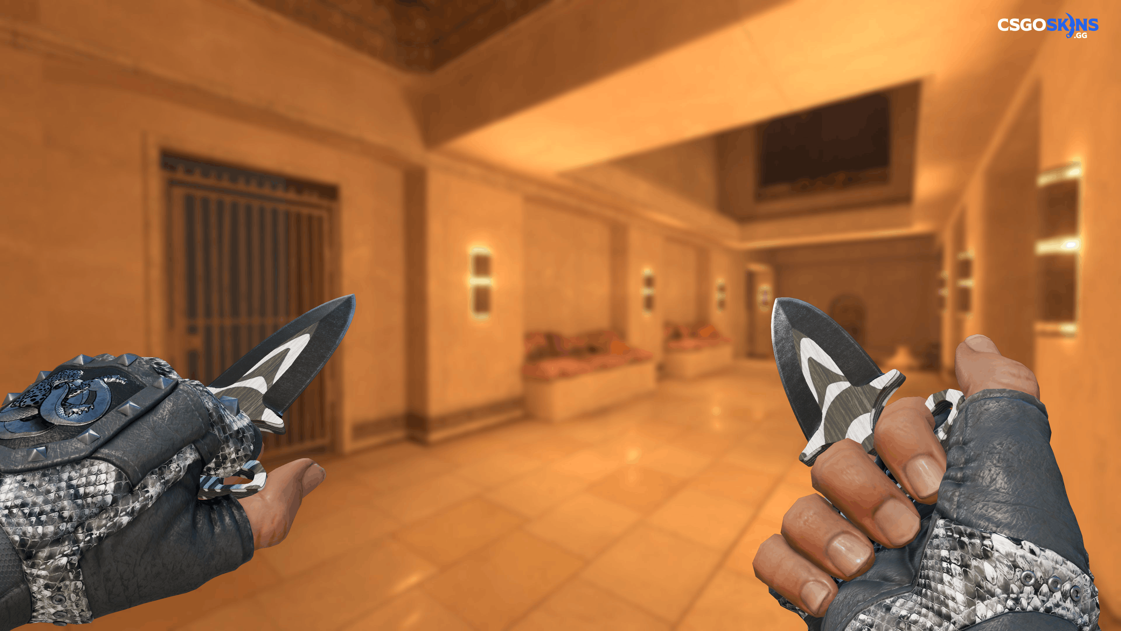 ★ Shadow Daggers | Black Laminate Artwork