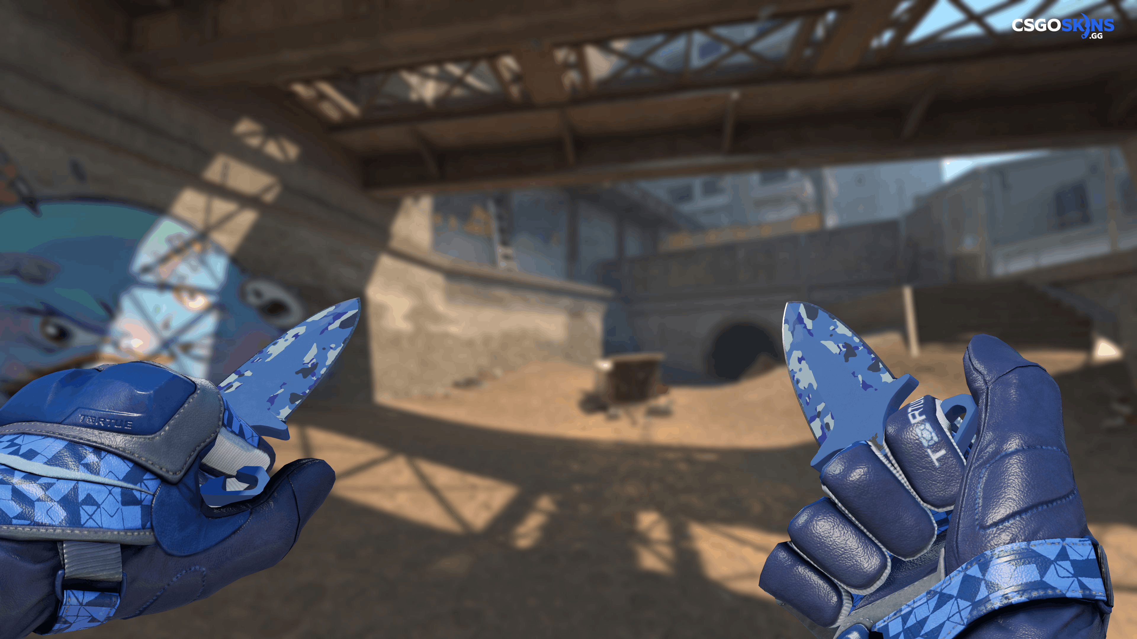 ★ Shadow Daggers | Bright Water Artwork