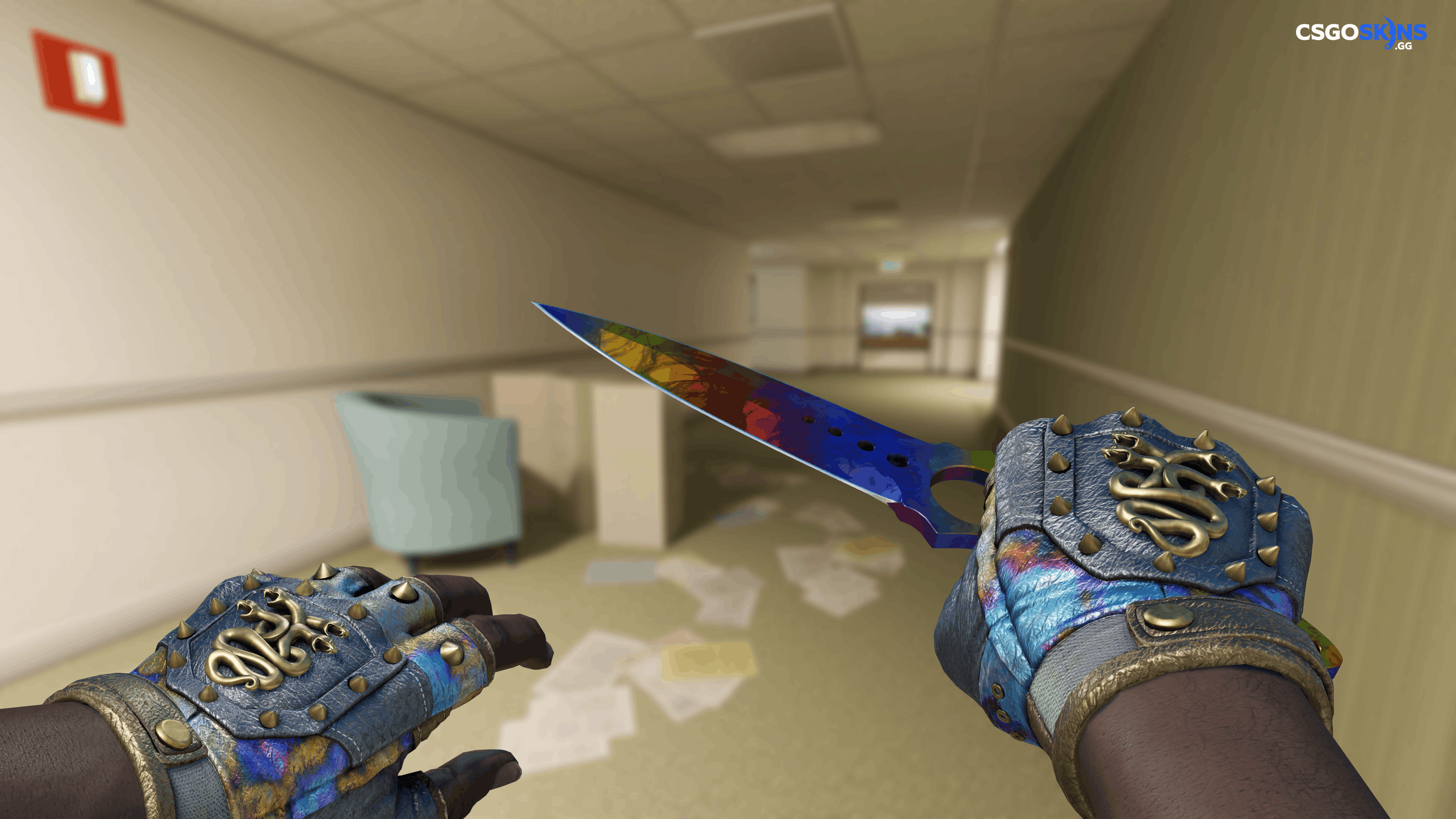 ★ Skeleton Knife | Marble Fade Artwork