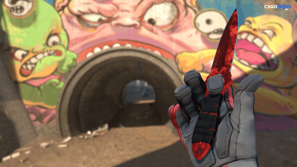 ★ Skeleton Knife | Doppler Ruby Artwork