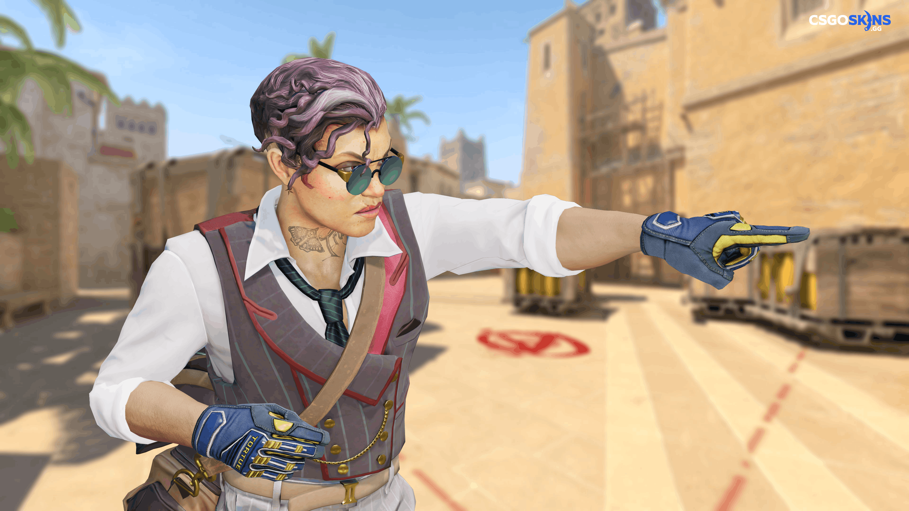 ★ Specialist Gloves | Field Agent Artwork