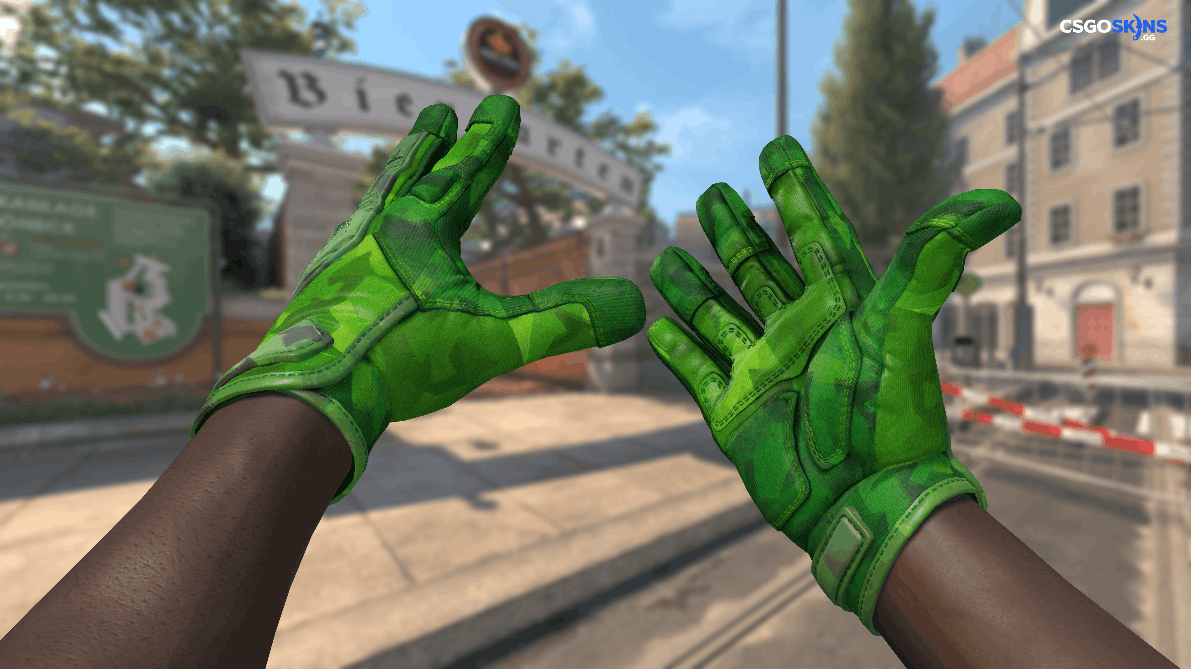 ★ Specialist Gloves | Lime Polycam Artwork