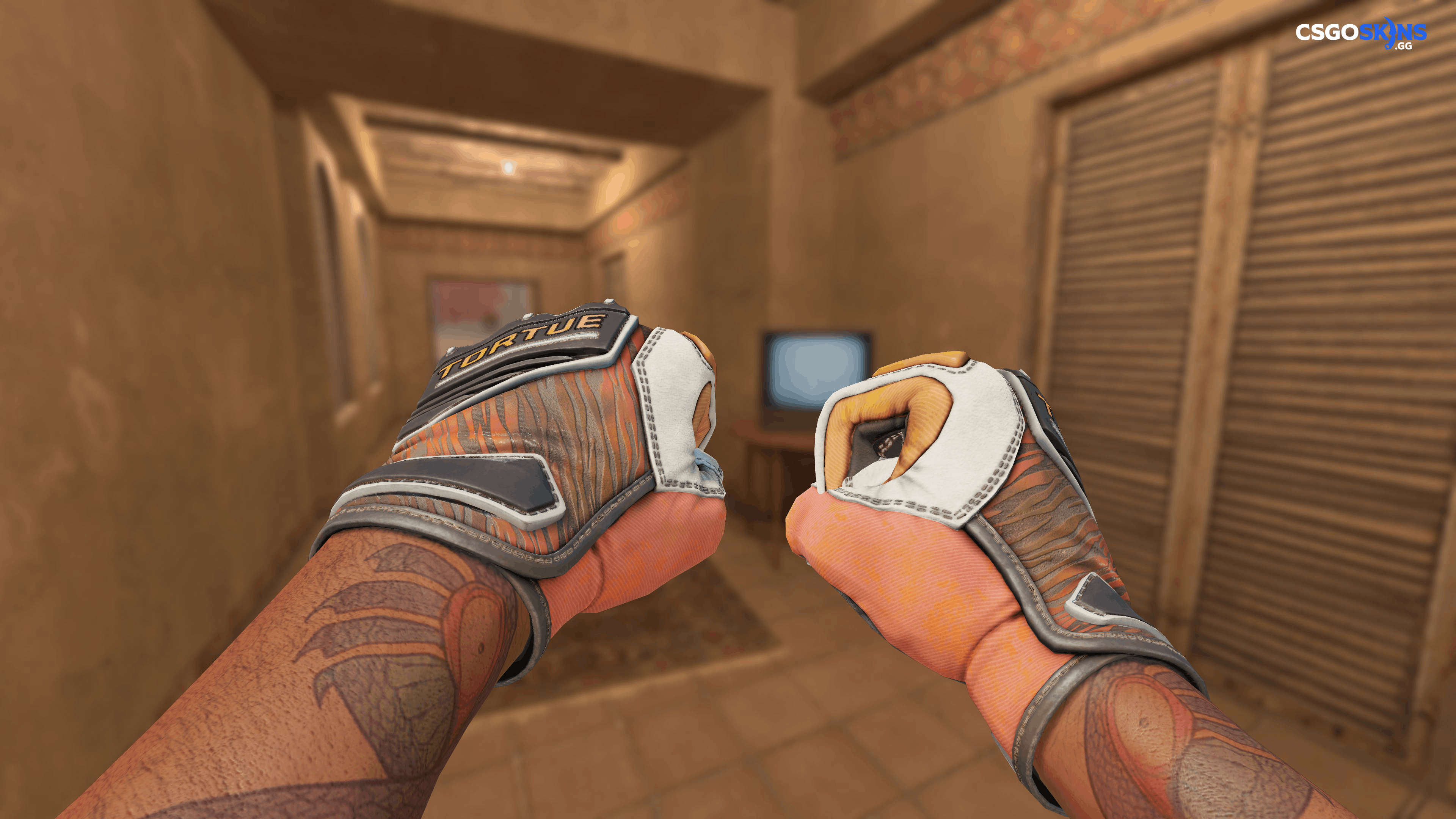 ★ Specialist Gloves | Tiger Strike Artwork