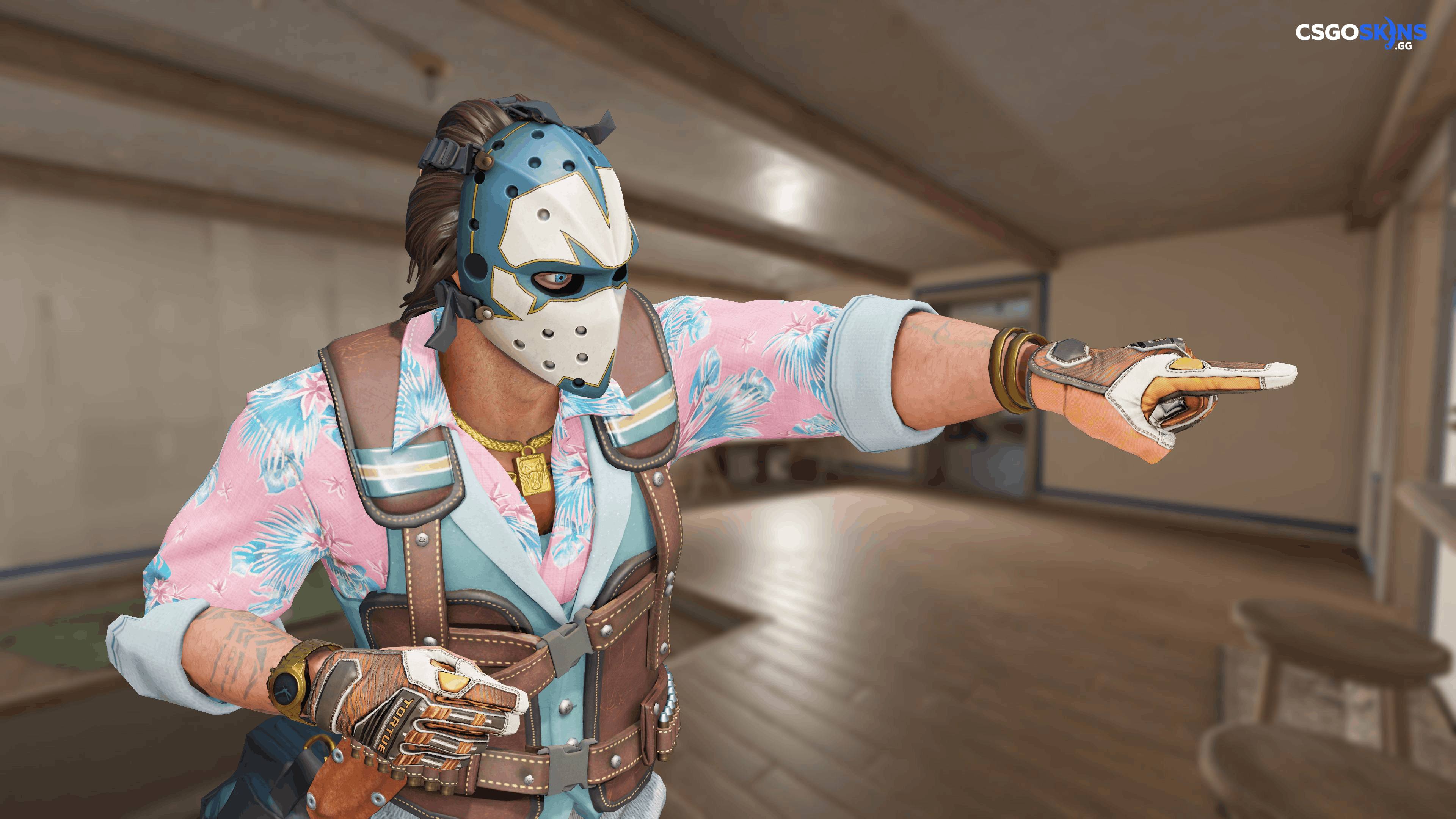 ★ Specialist Gloves | Tiger Strike Artwork