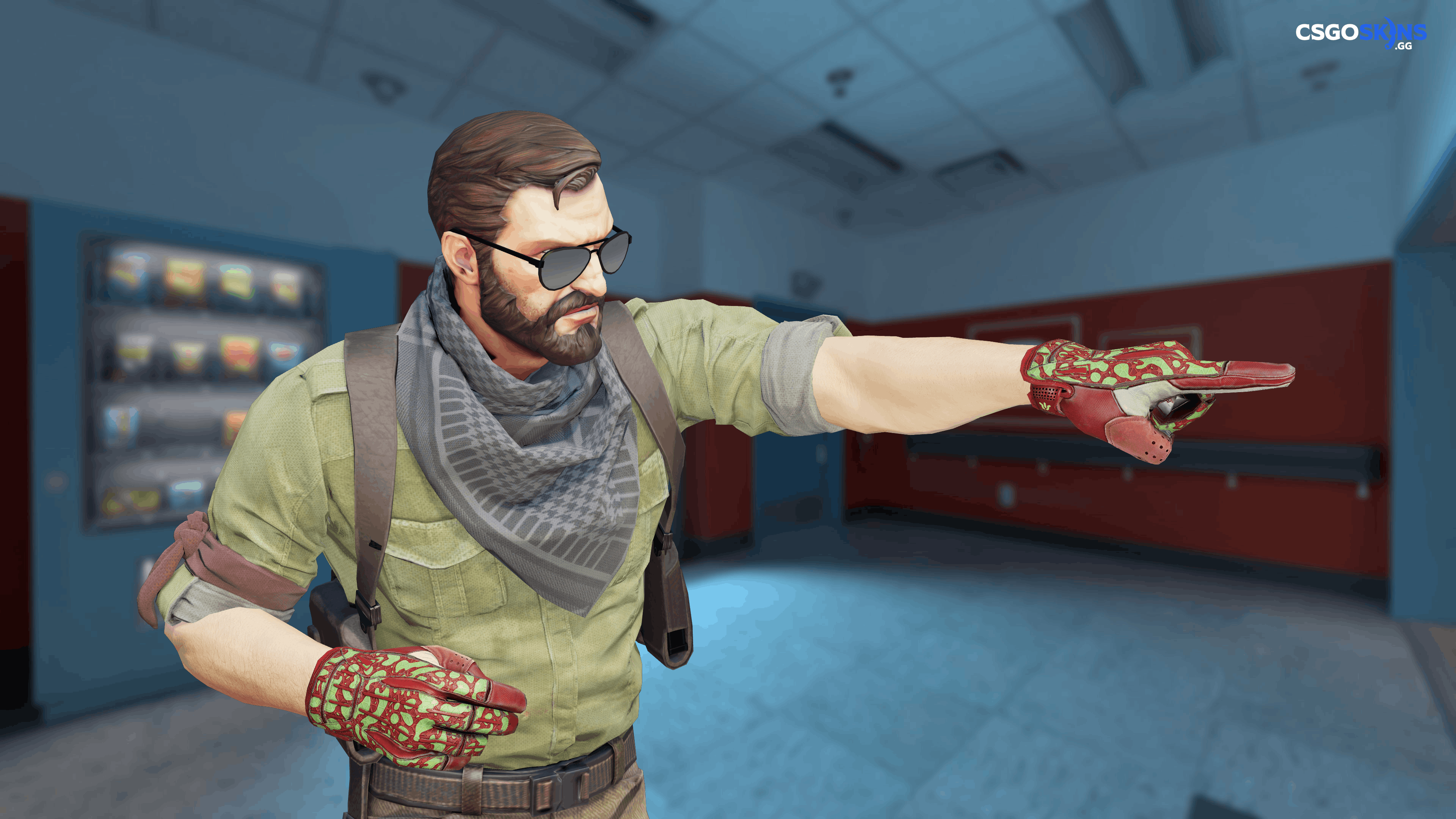 ★ Sport Gloves | Bronze Morph Artwork