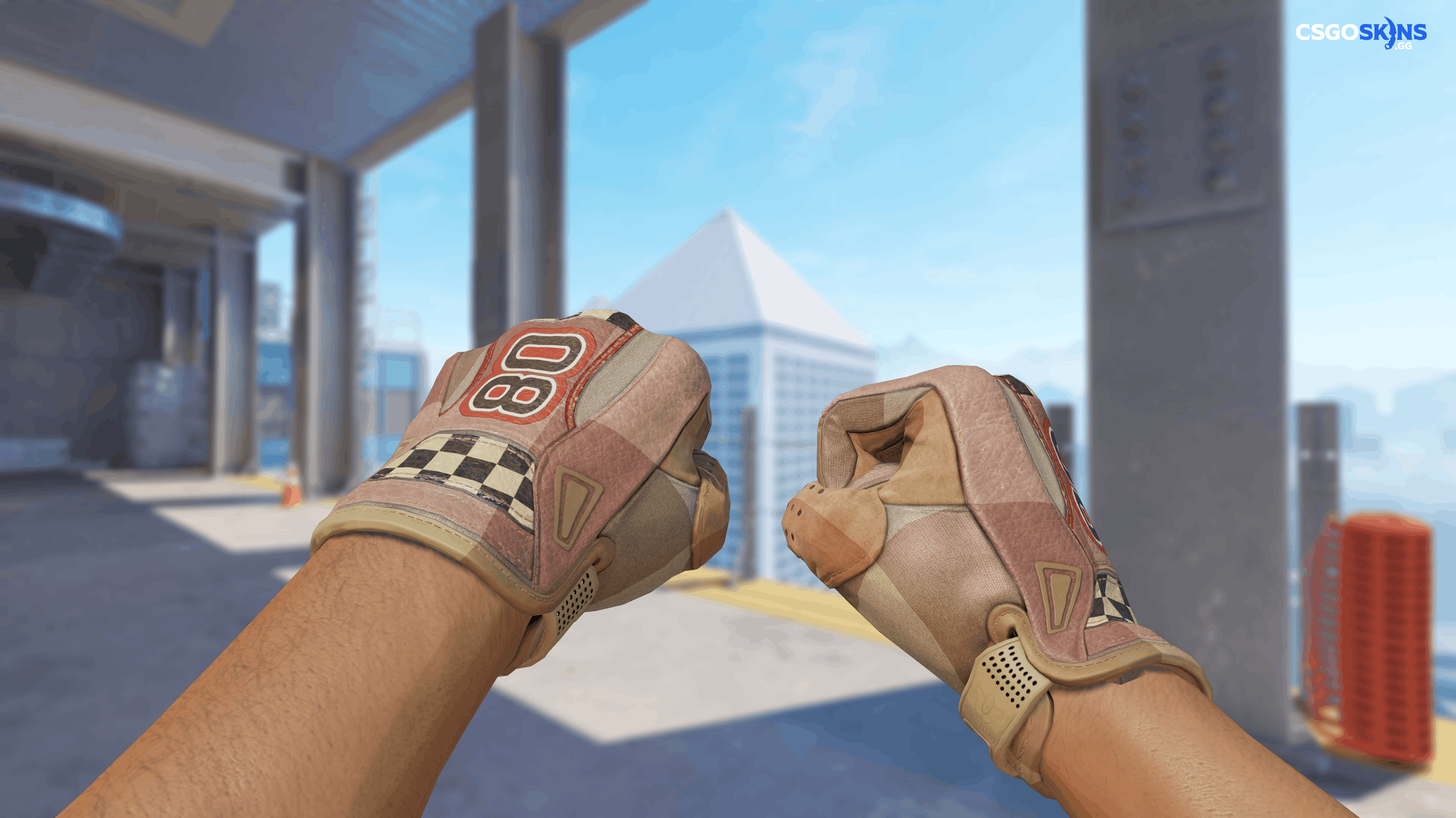 ★ Sport Gloves | Red Racer Artwork