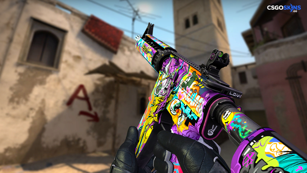 M4A4 | In Living Color Artwork