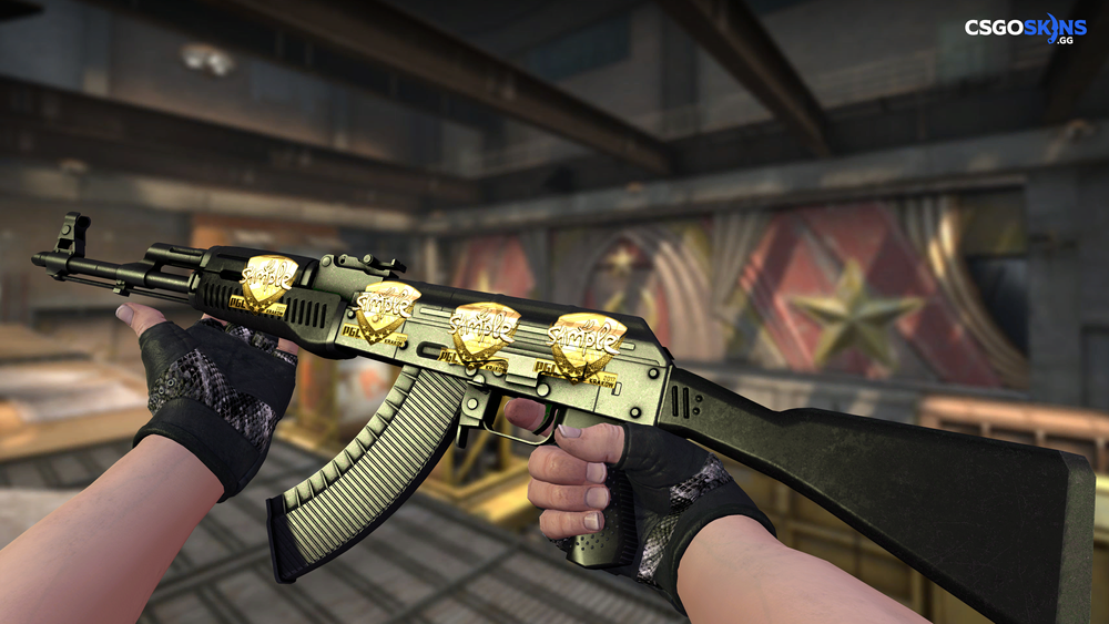 Sticker | s1mple (Gold) | Krakow 2017 Artwork