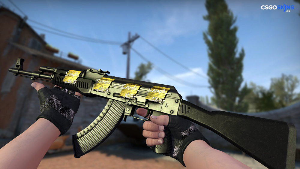 Sticker | s1mple (Gold) | MLG Columbus 2016 Artwork