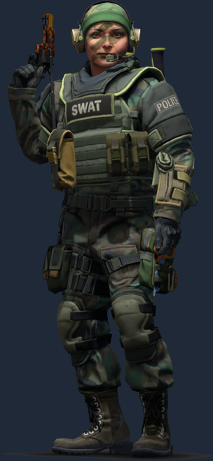 Lieutenant 'Tree Hugger' Farlow | SWAT Screenshot