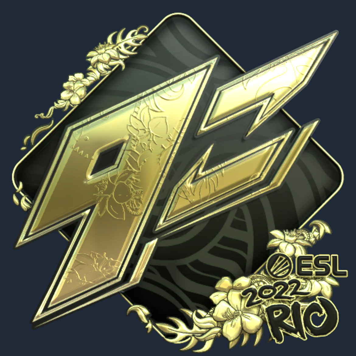 Sticker | 9z Team (Gold) | Rio 2022 Screenshot
