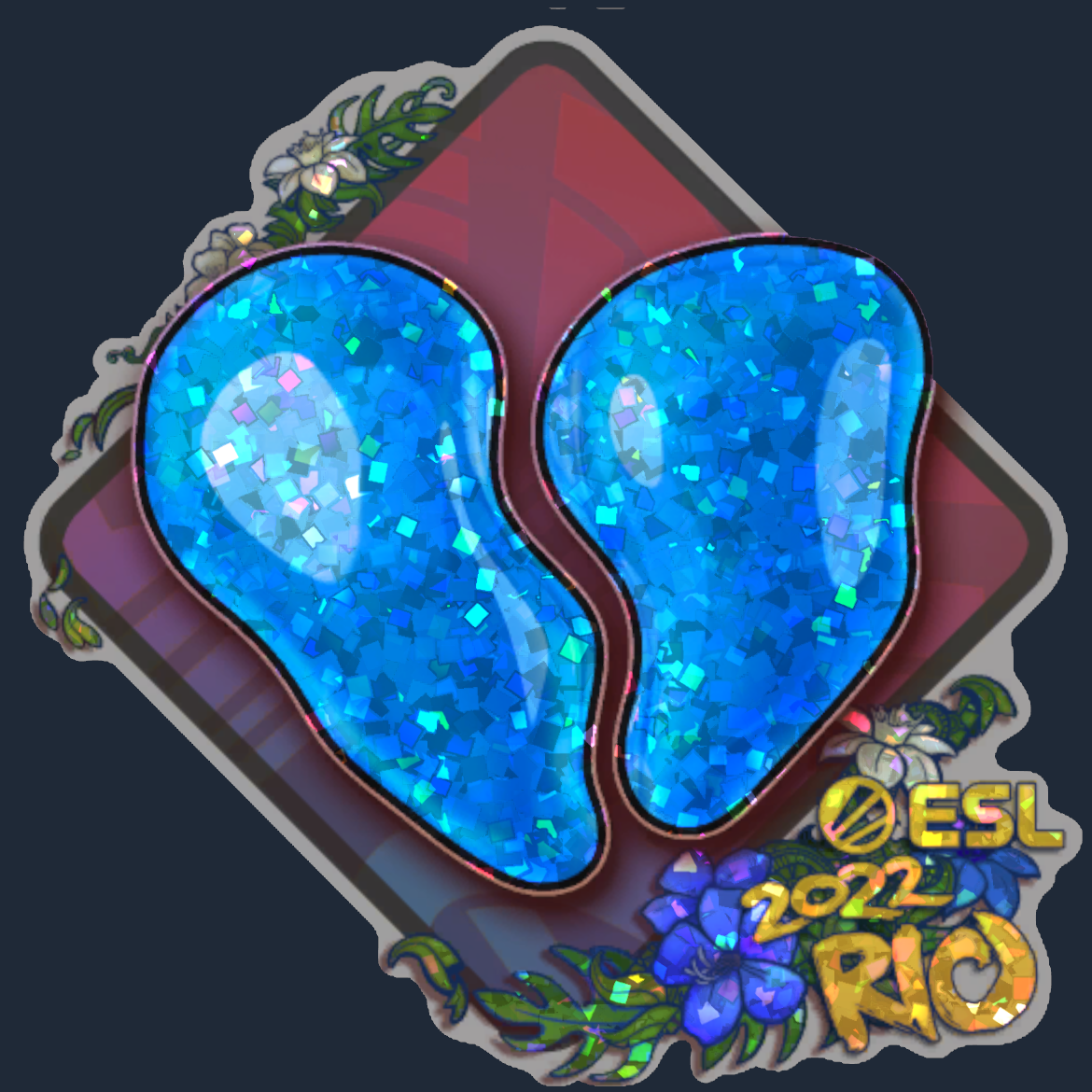 Sticker | 00 Nation (Glitter) | Rio 2022 Screenshot