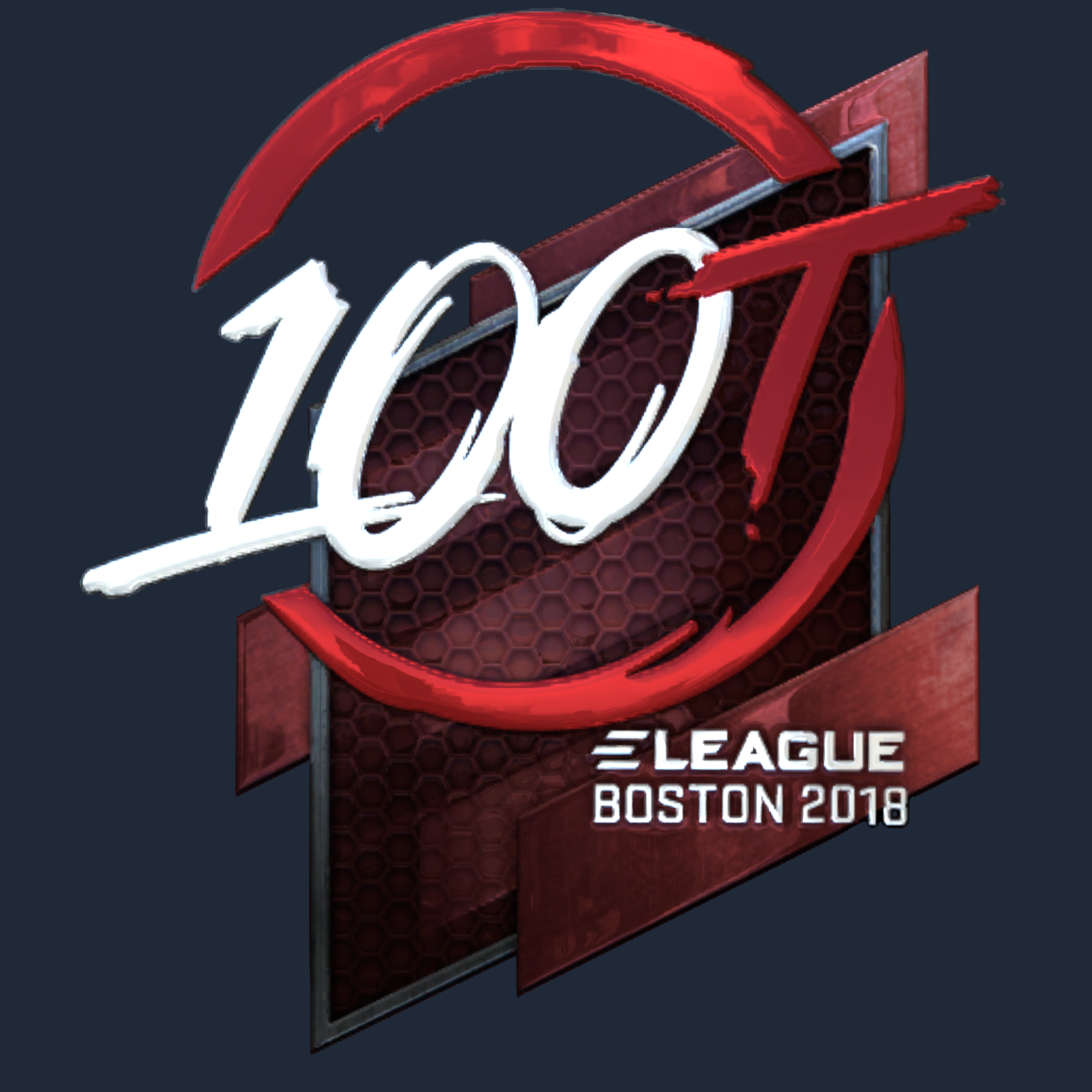 Sticker | 100 Thieves (Foil) | Boston 2018 Screenshot