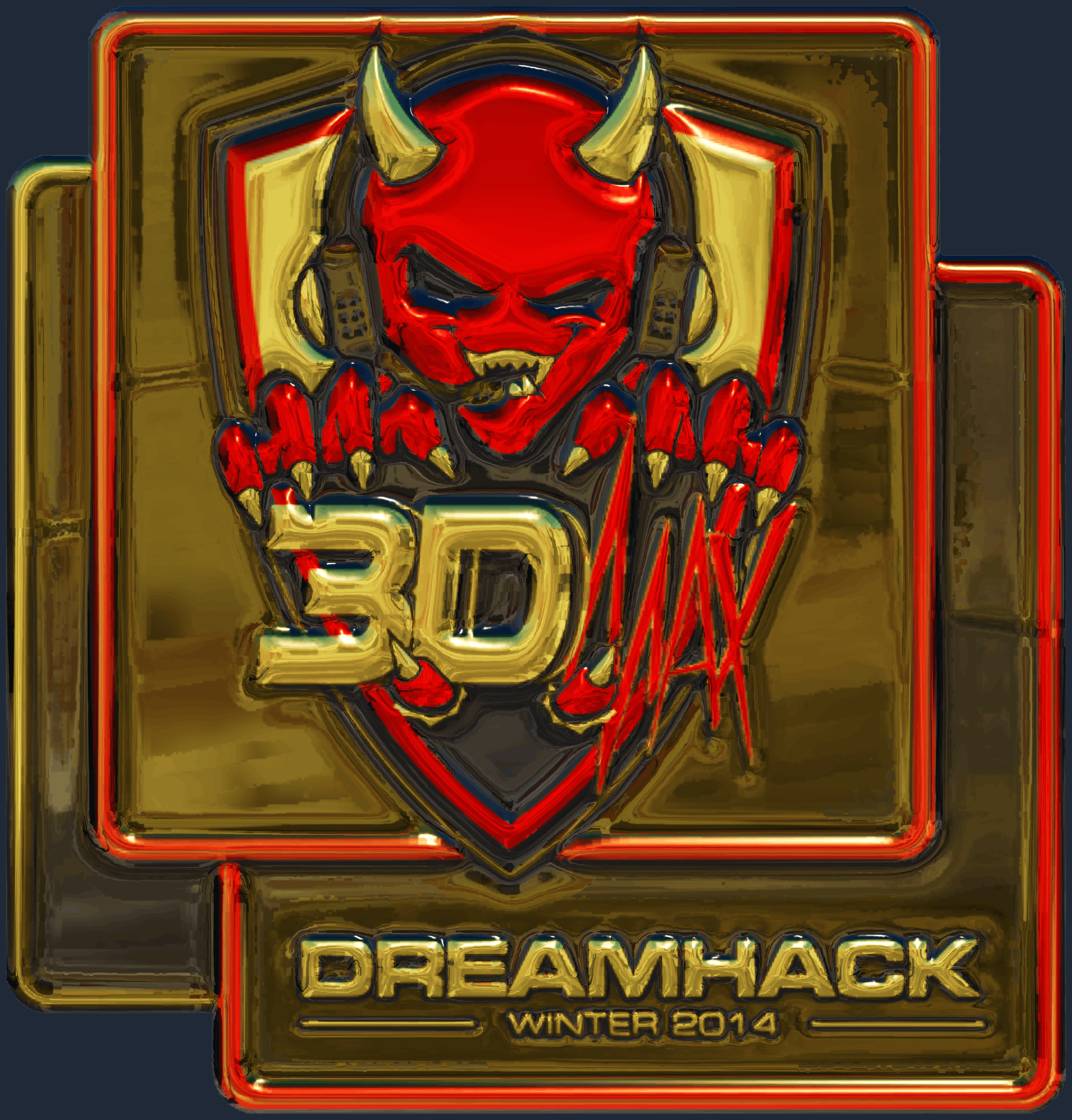 Sticker | 3DMAX (Gold) | DreamHack 2014 Screenshot