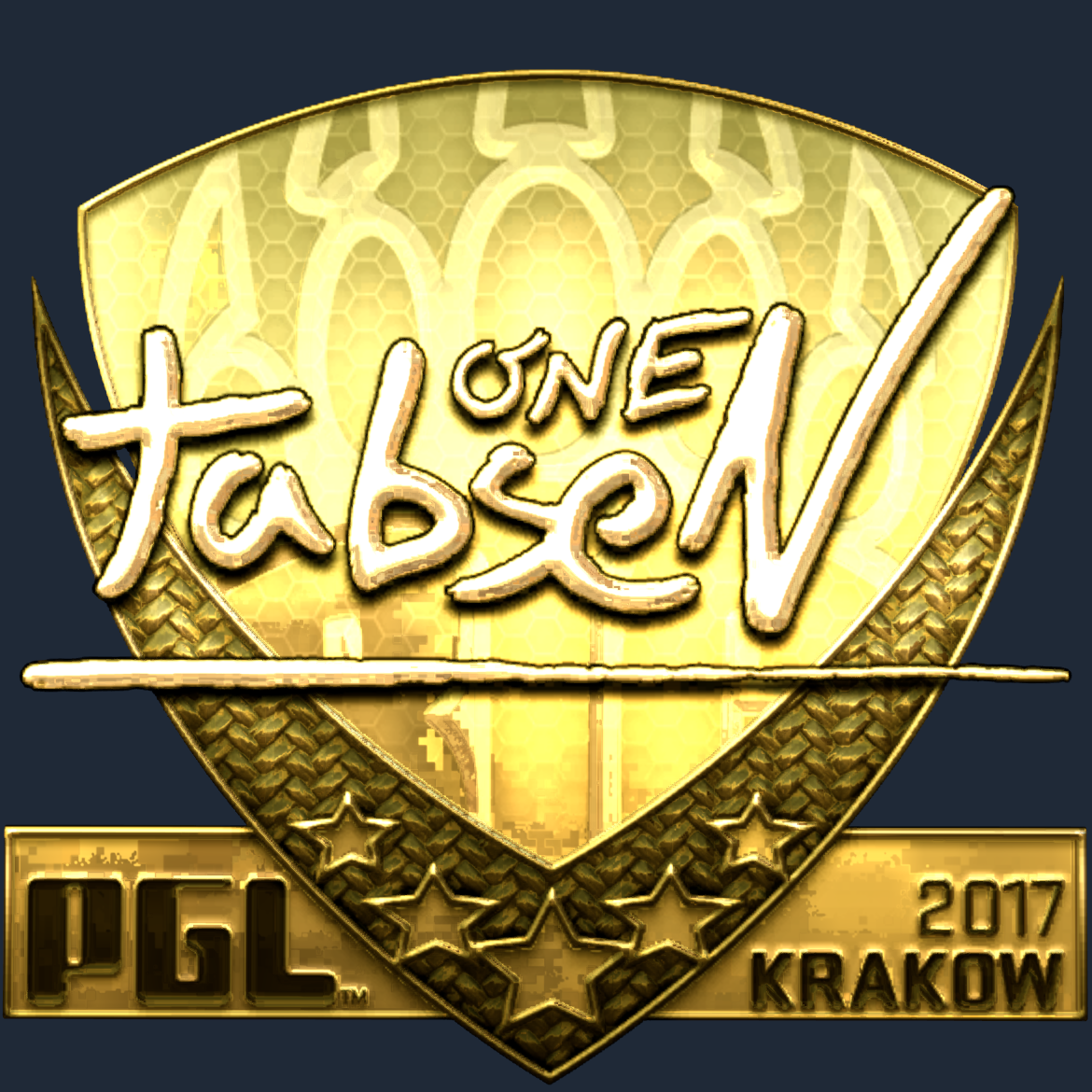 Sticker | tabseN (Gold) | Krakow 2017 Screenshot