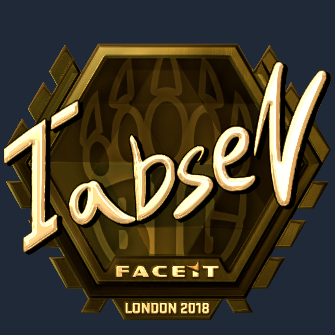 Sticker | tabseN (Gold) | London 2018 Screenshot