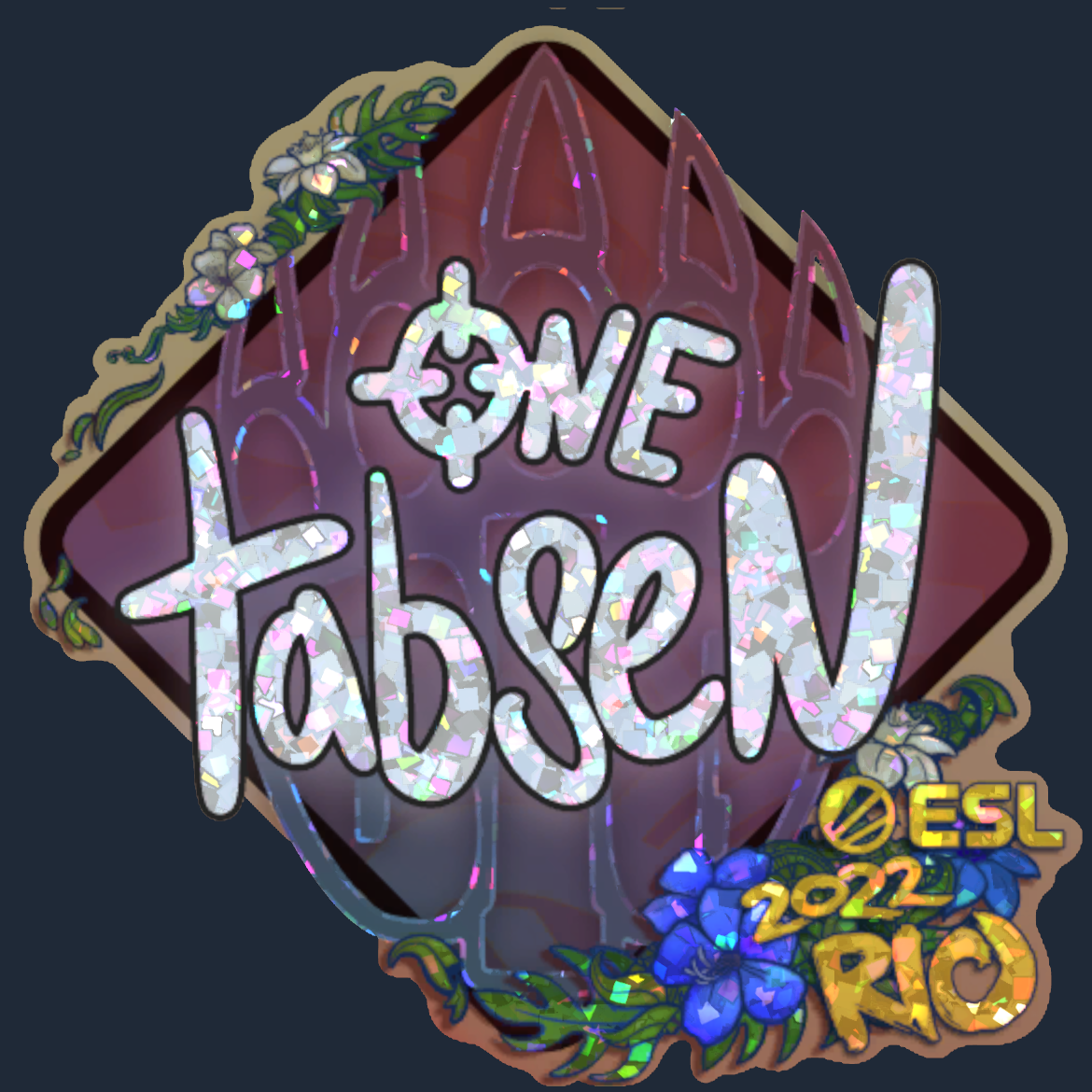 Sticker | tabseN (Glitter) | Rio 2022 Screenshot