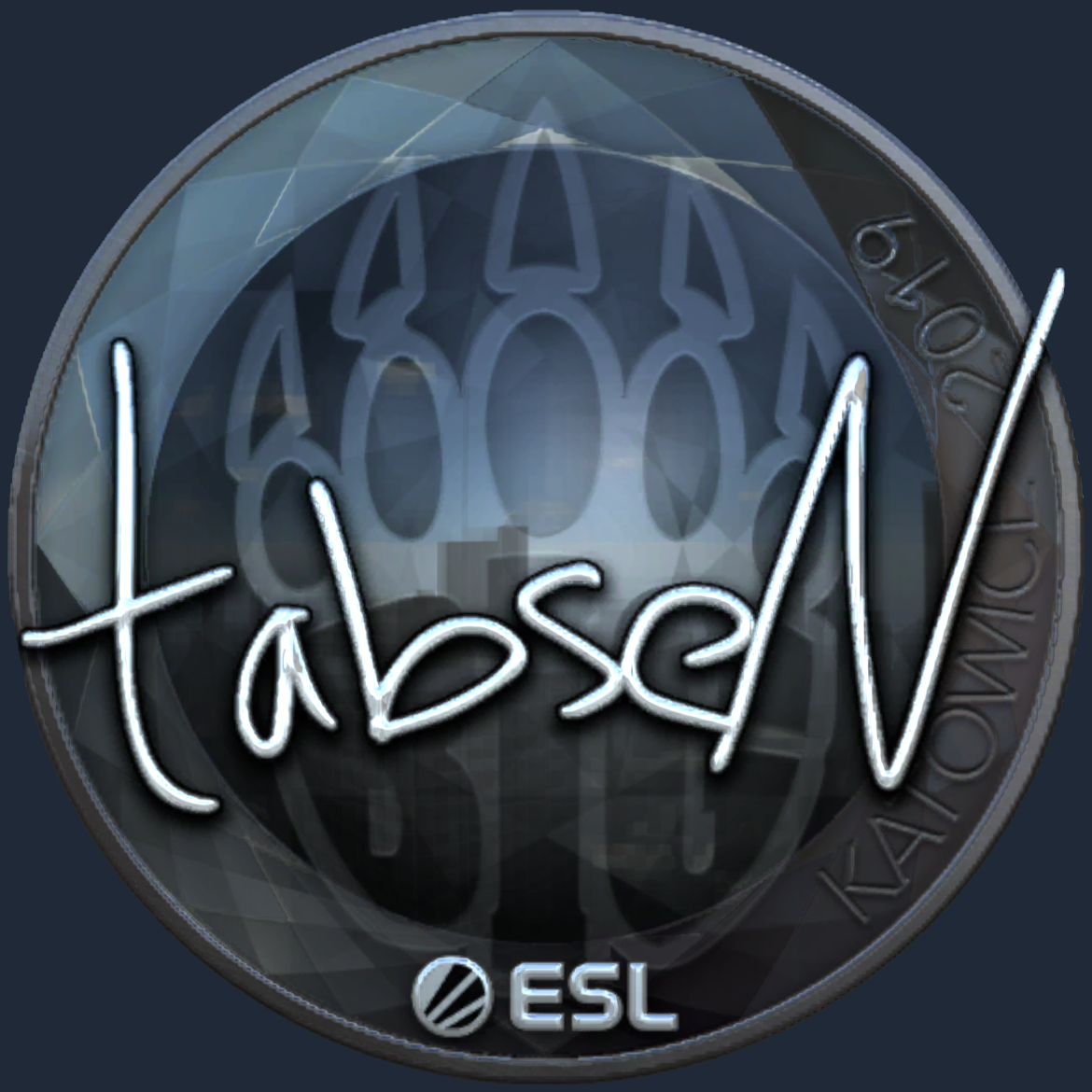 Sticker | tabseN (Foil) | Katowice 2019 Screenshot