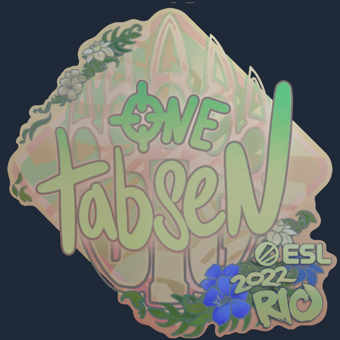 Sticker | tabseN (Holo) | Rio 2022 Screenshot