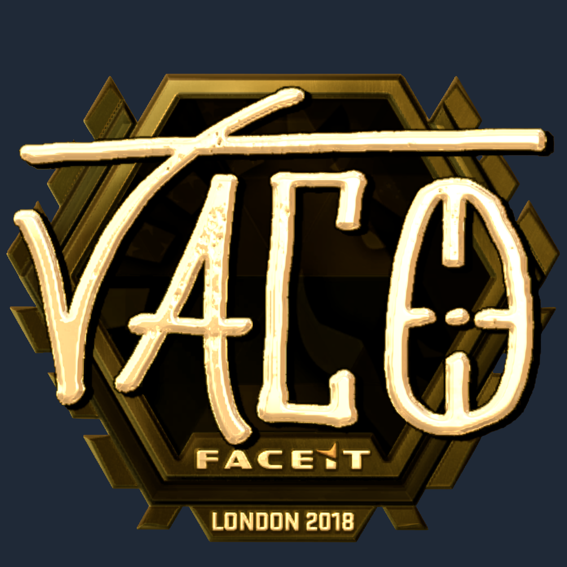Sticker | TACO (Gold) | London 2018 Screenshot