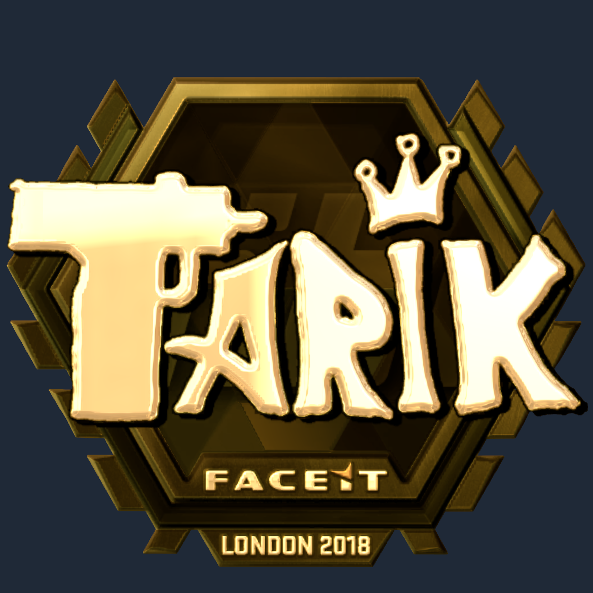 Sticker | tarik (Gold) | London 2018 Screenshot