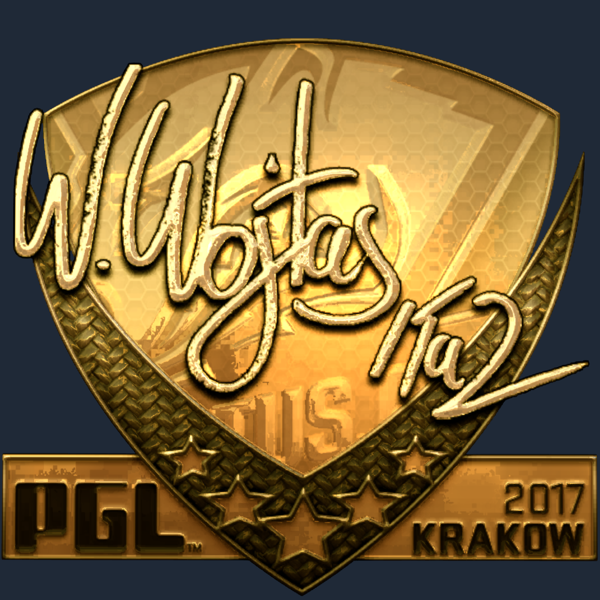 Sticker | TaZ (Gold) | Krakow 2017 Screenshot