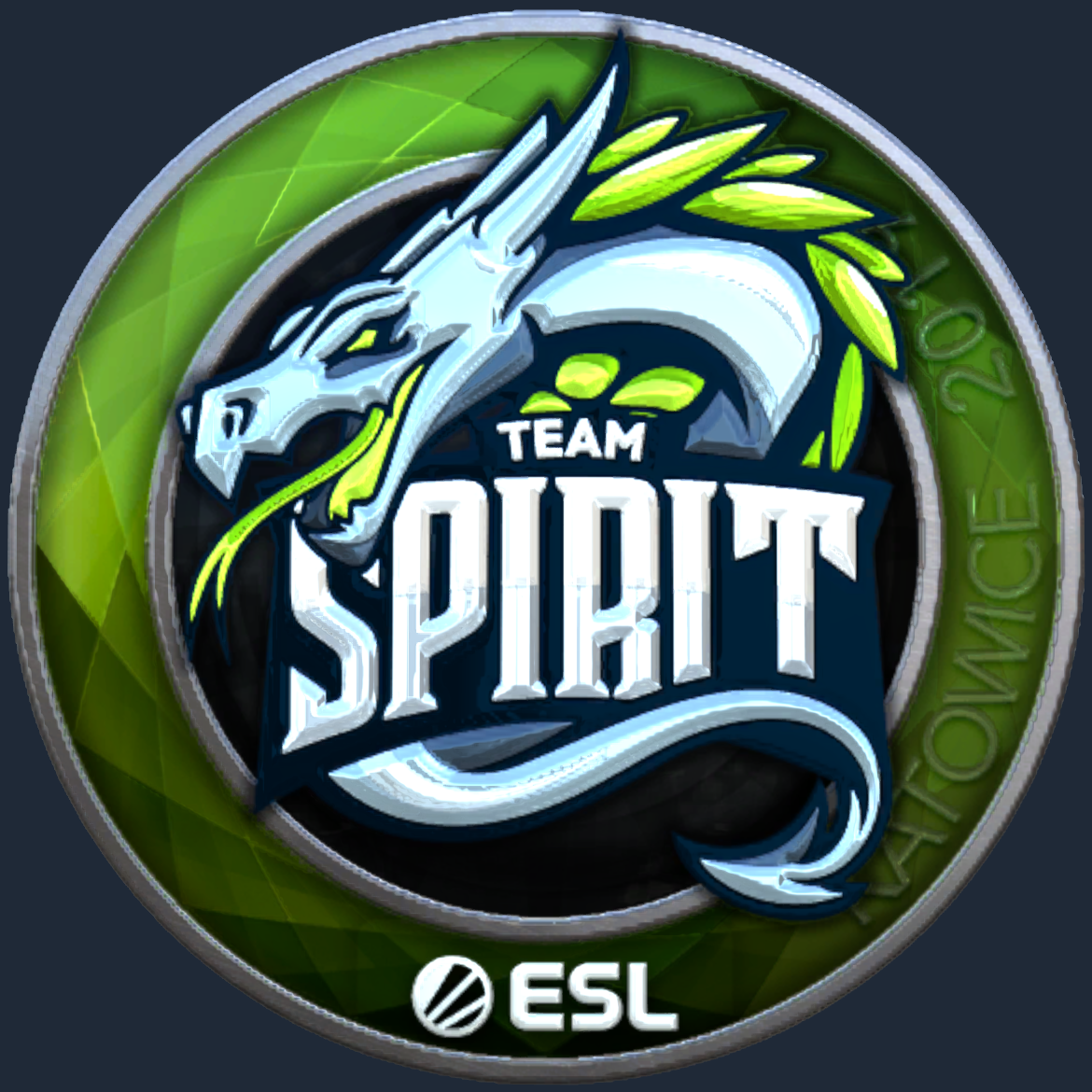 Sticker | Team Spirit (Foil) | Katowice 2019 Screenshot