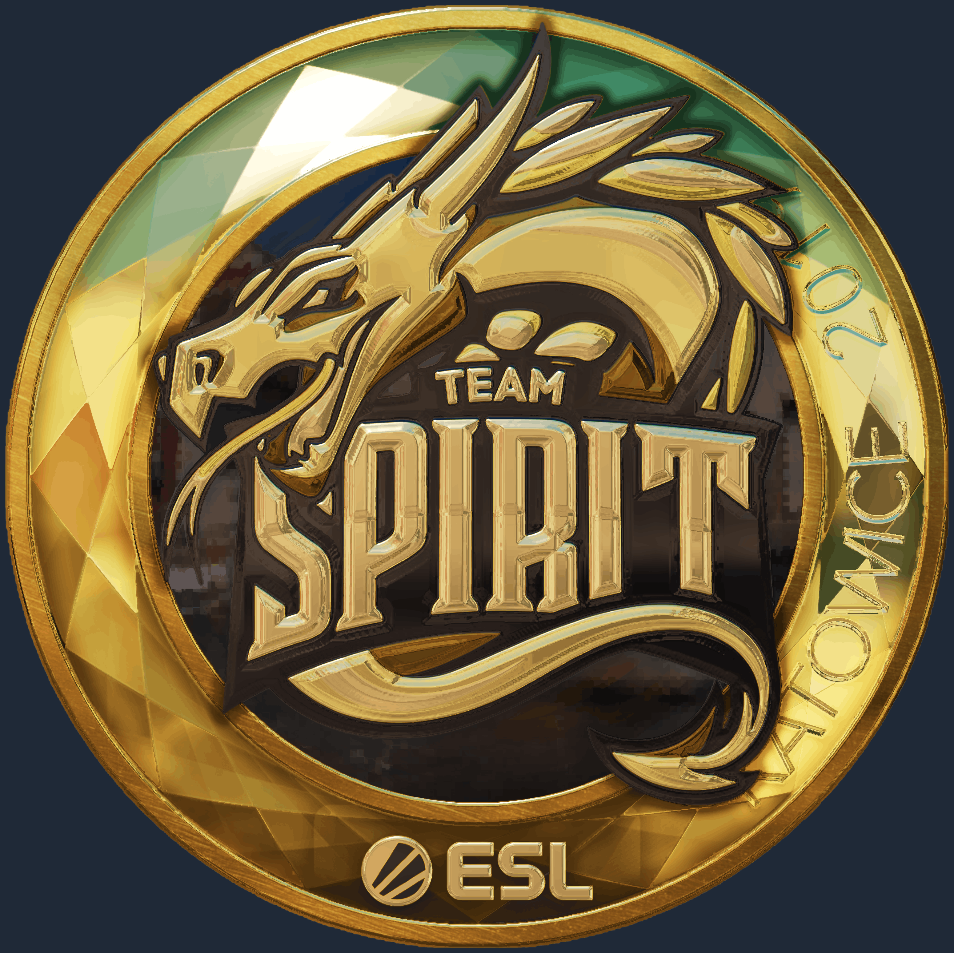 Sticker | Team Spirit (Gold) | Katowice 2019 Screenshot