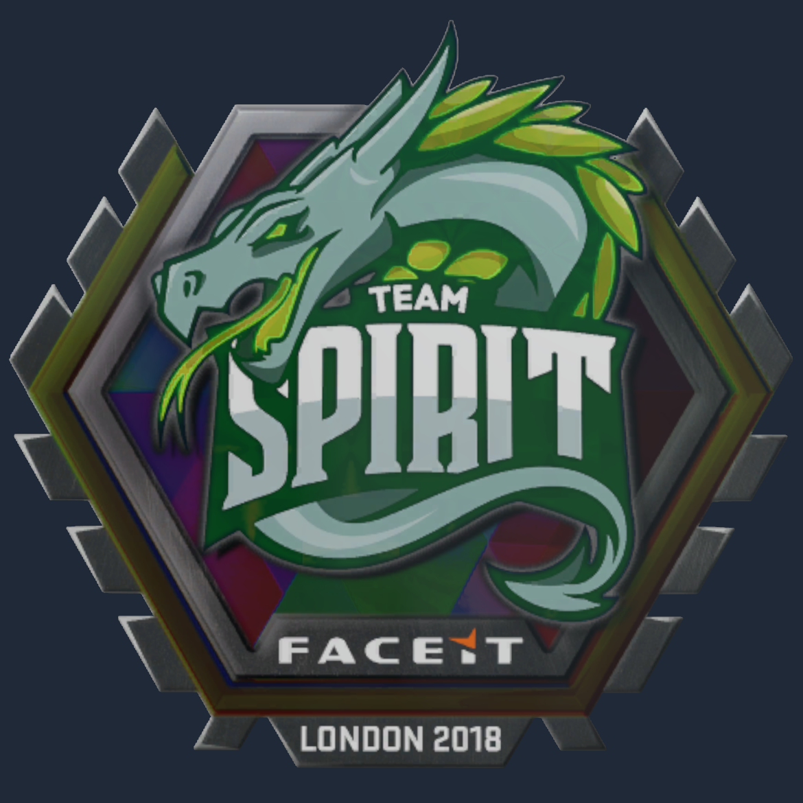 Sticker | Team Spirit (Holo) | London 2018 Screenshot
